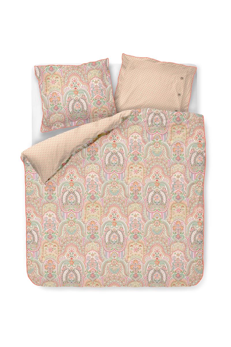 Pip Studio Jabali Flower Bettwäsche - Korallenrot