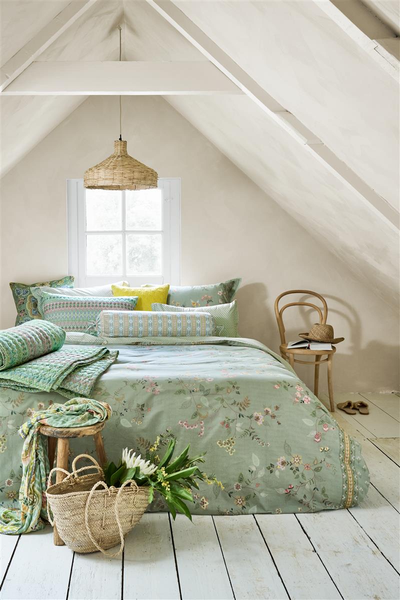 Pip Studio Kili Flower Bettwäsche - Grün