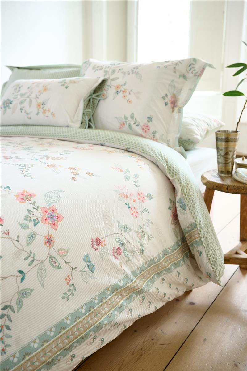 Pip Studio Kili Flower Bettwäsche - Weiß