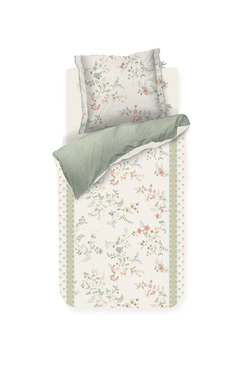 Pip Studio Kili Flower Bettwäsche - Weiß