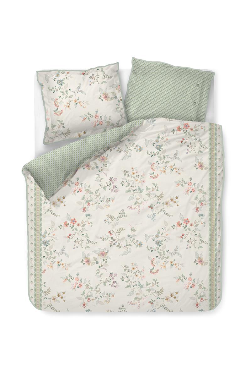 Pip Studio Kili Flower Bettwäsche - Weiß