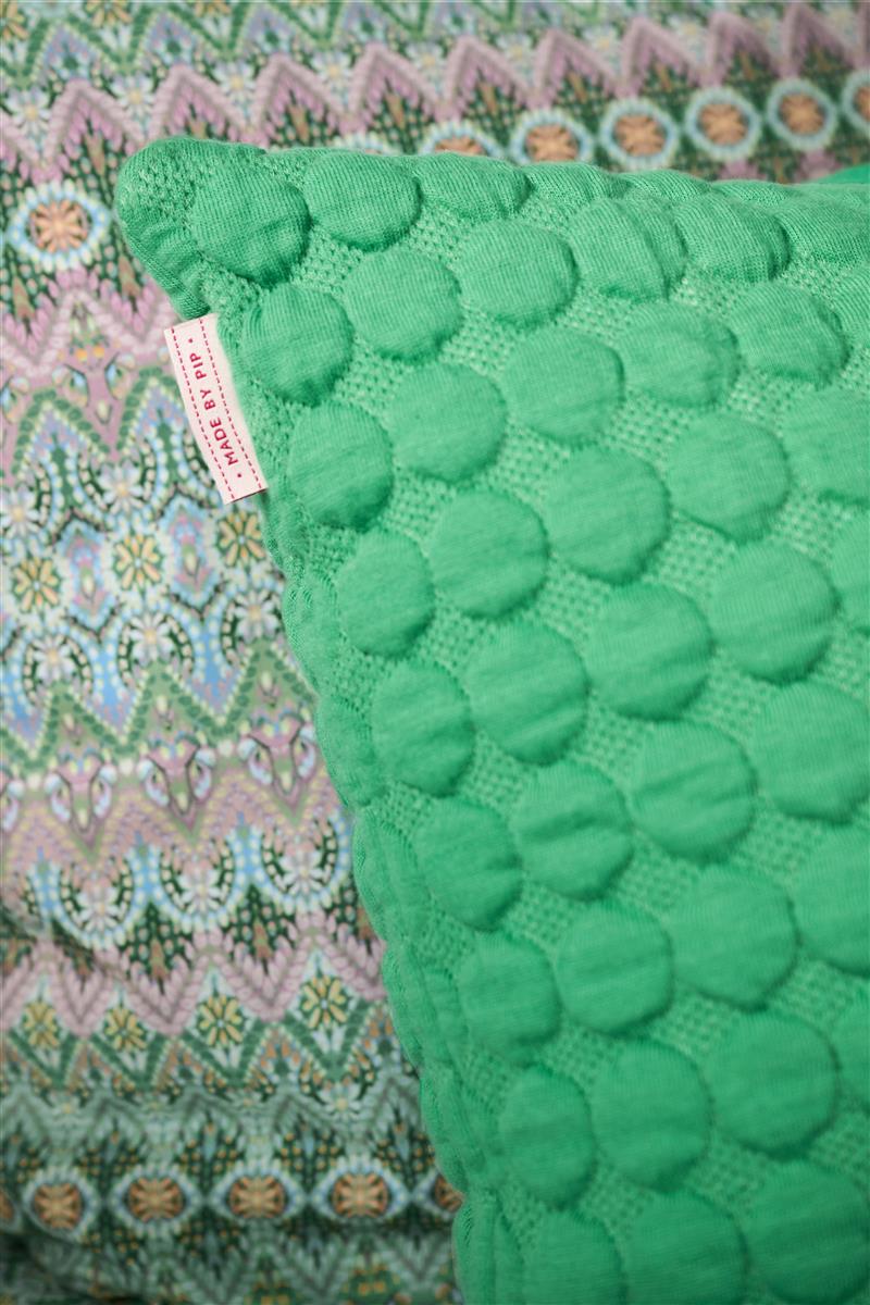 Pip Studio Fill in the dots Zierkissen - Grün
