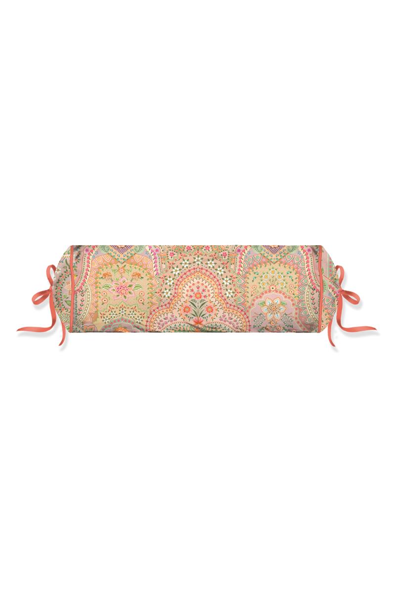 Pip Studio Jabali Flower Roll Zierkissen - Korallenrot