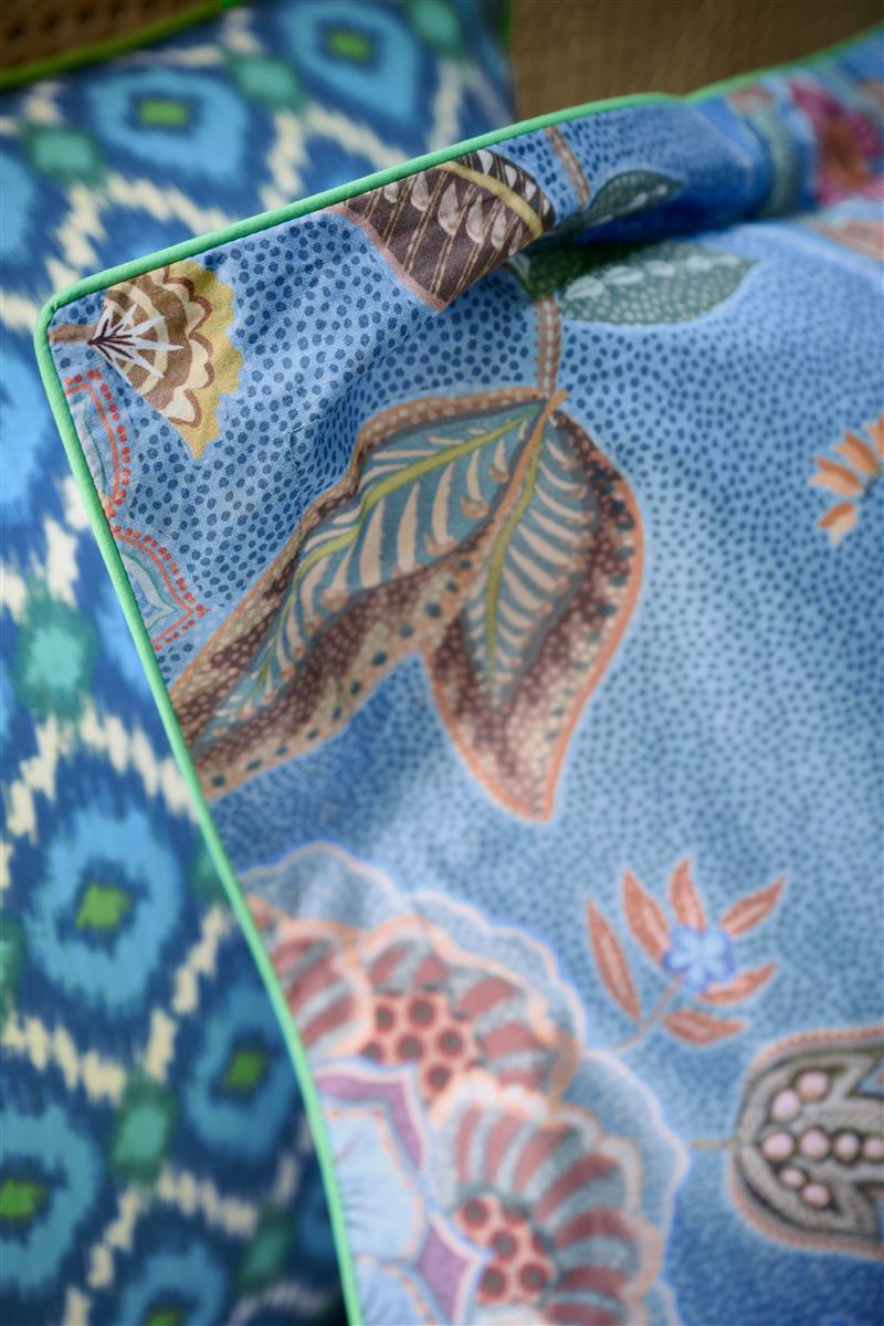 Pip Studio Matata Square Zierkissen - Blau