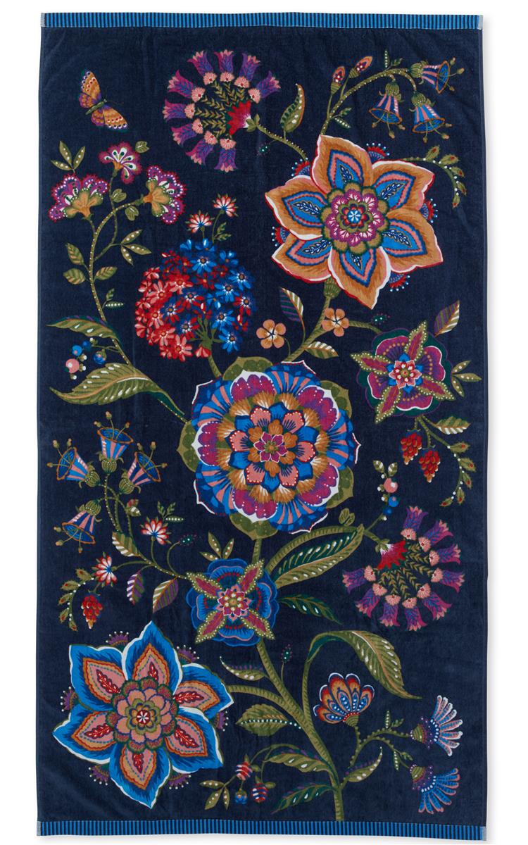 Pip Studio Viva la Vida Beachtowel Strandtuch - Dunkelblau