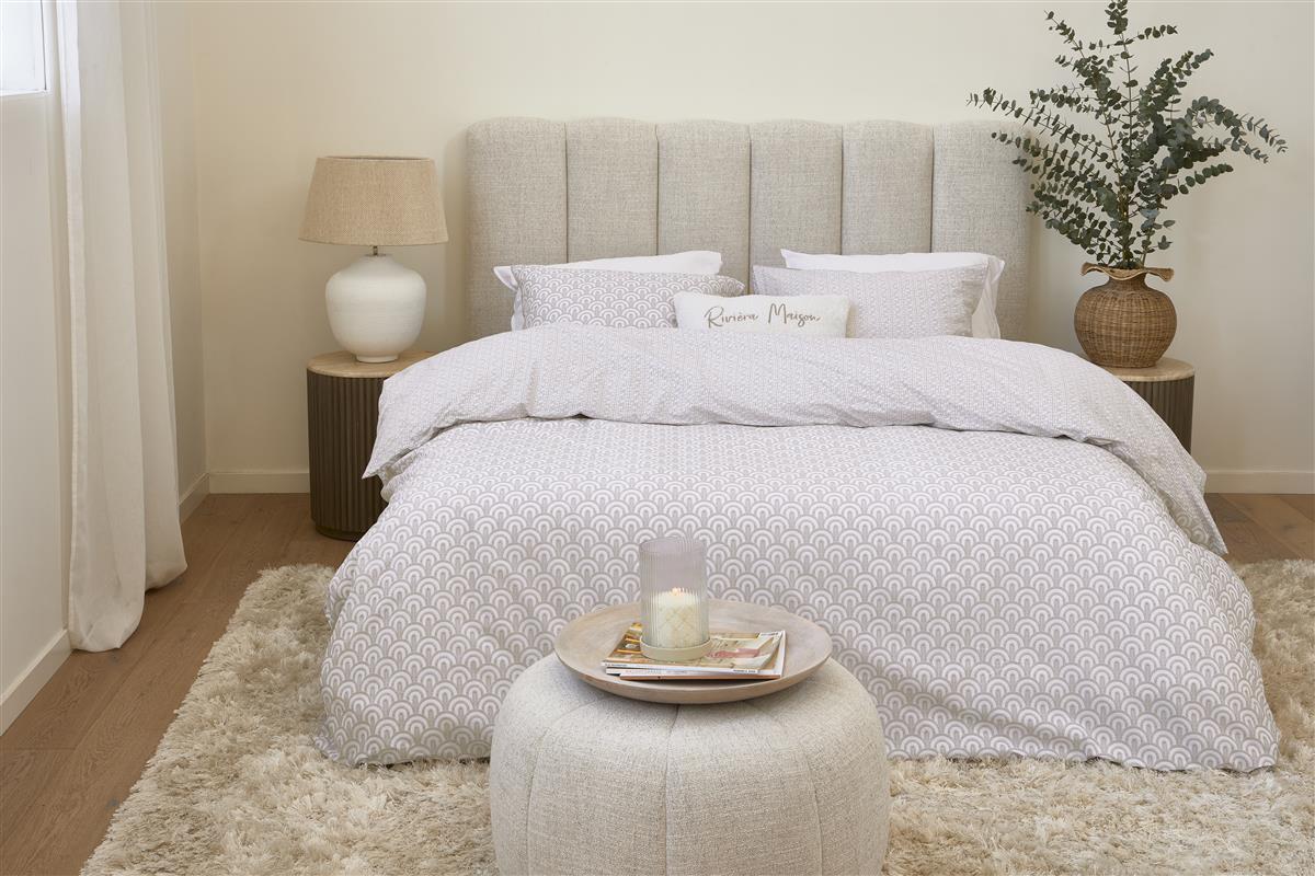 Riviera Maison Arched Bedding - Soft Pink