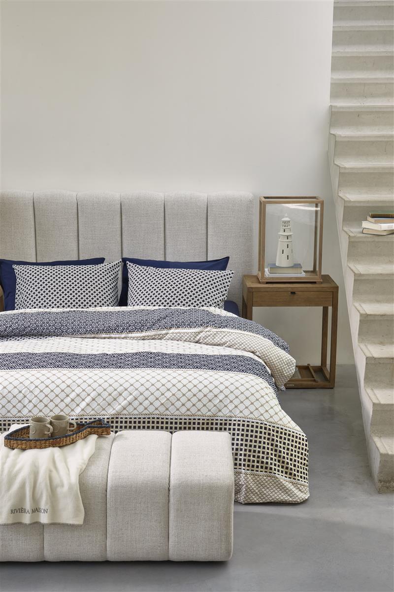 Riviera Maison Ropes Bedding - Navy Blue