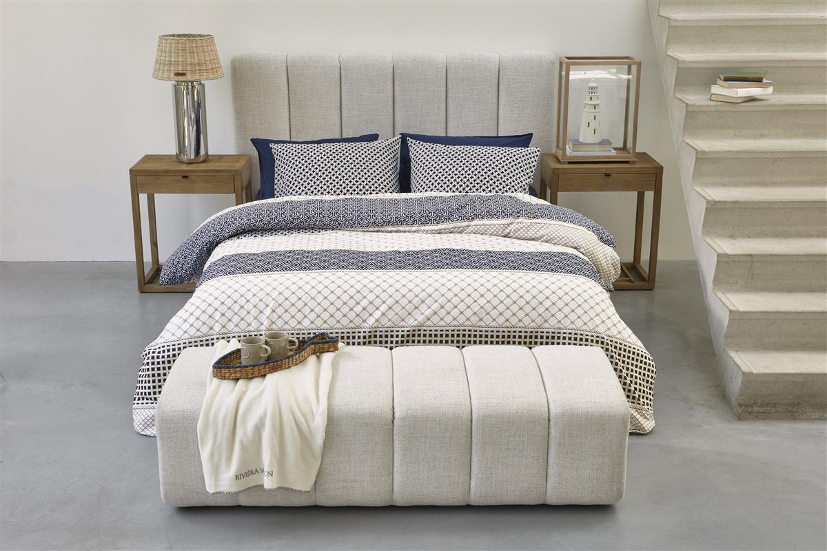 Riviera Maison Ropes Bedding - Navy Blue