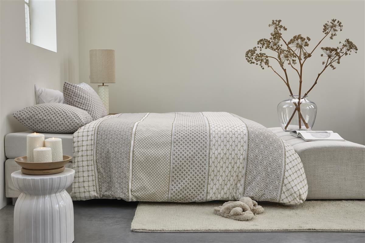 Riviera Maison Ropes Bed Linen - Taupe