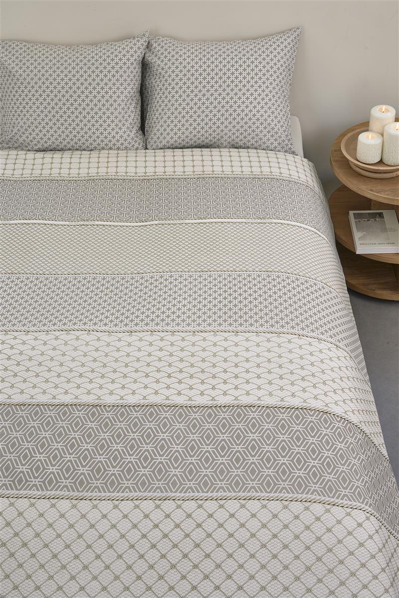 Riviera Maison Ropes Bed Linen - Taupe