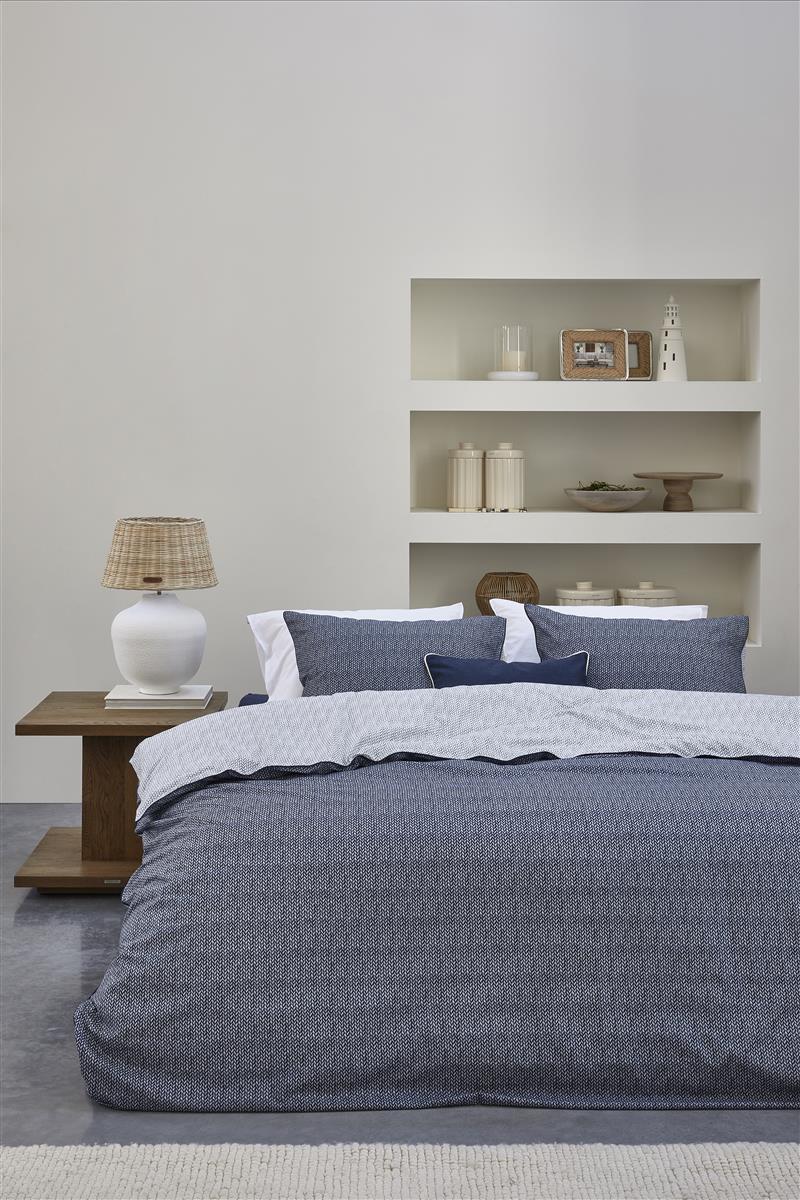 Riviera Maison Twisted Bed Linen - Blue