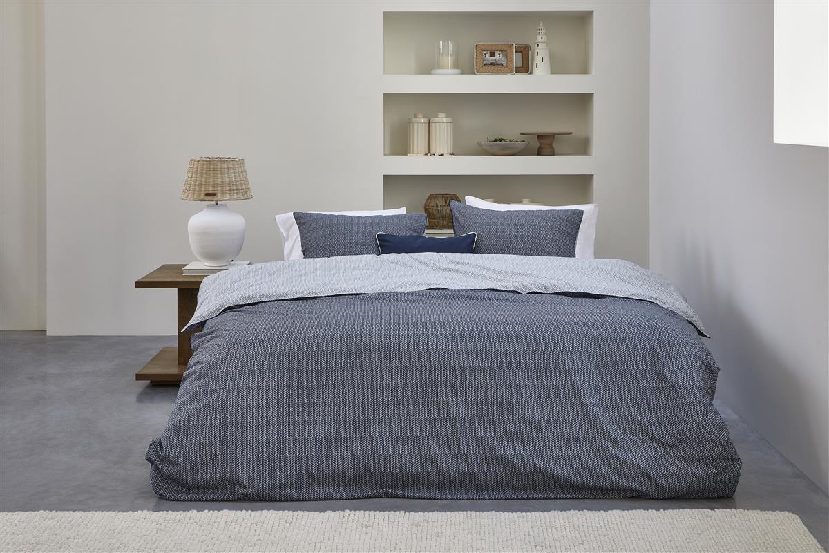 Riviera Maison Twisted Bed Linen - Blue