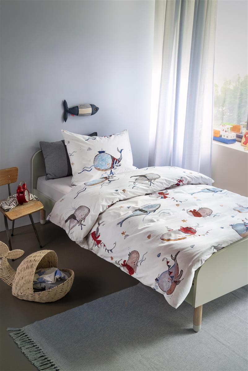 Beddinghouse Kids Whaletastic Bettwäsche - Blau
