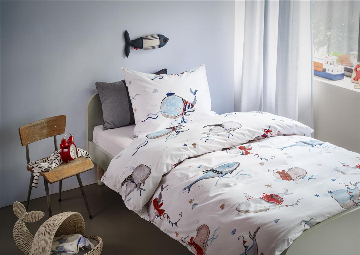 Beddinghouse Kids Whaletastic Bed Linen - Blue