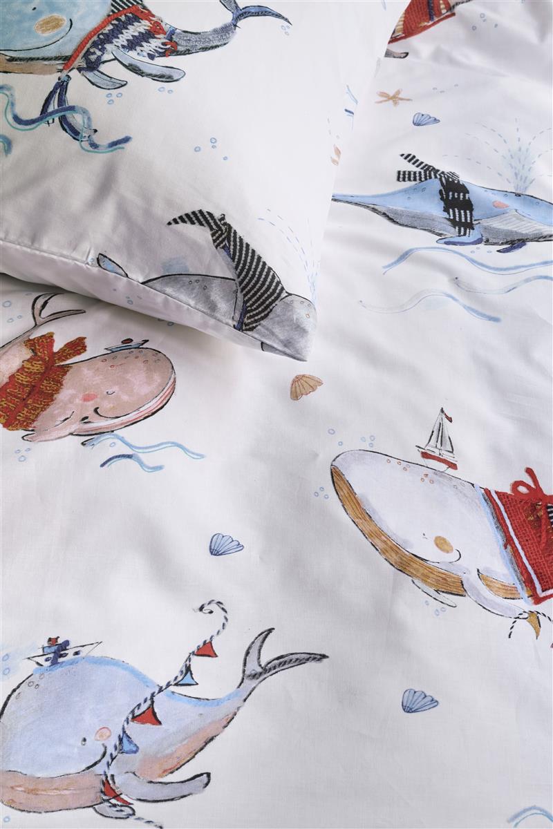 Beddinghouse Kids Whaletastic Bed Linen - Blue
