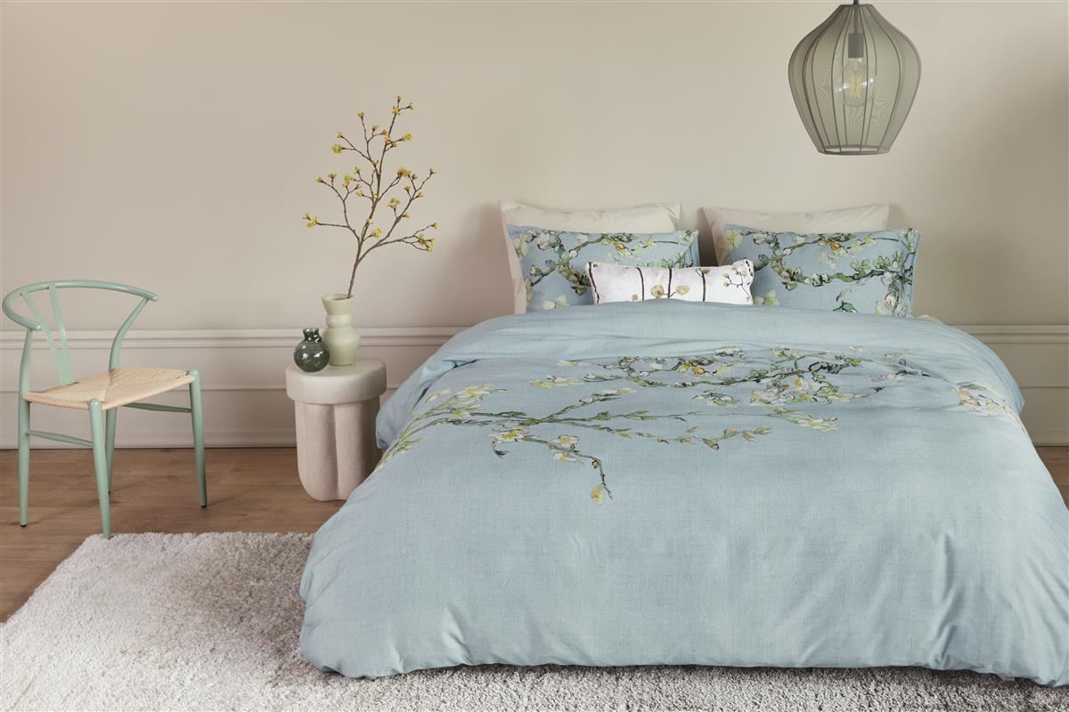 Beddinghouse x Van Gogh Museum Blossom Bettwäsche - Blaugrau