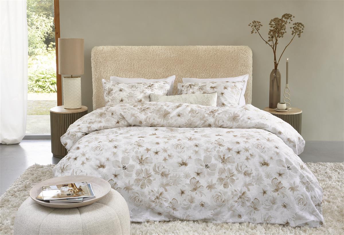 Riviera Maison Flowing Flowers Bedding - Sand