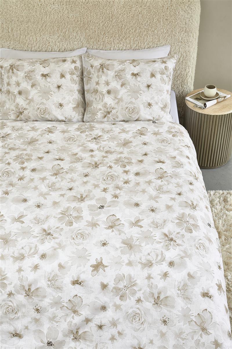 Riviera Maison Flowing Flowers Bettwäsche - Sand