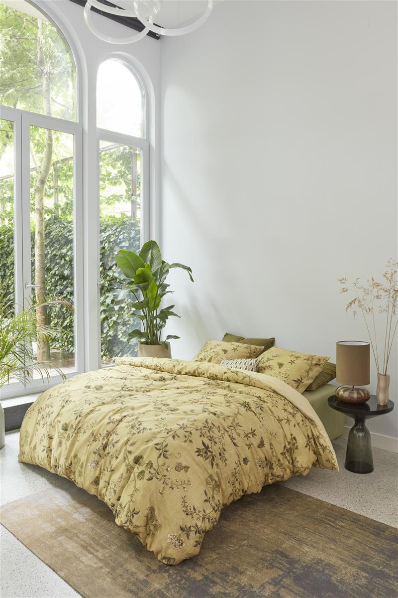 Beddinghouse Charlotte bed linen - olive green