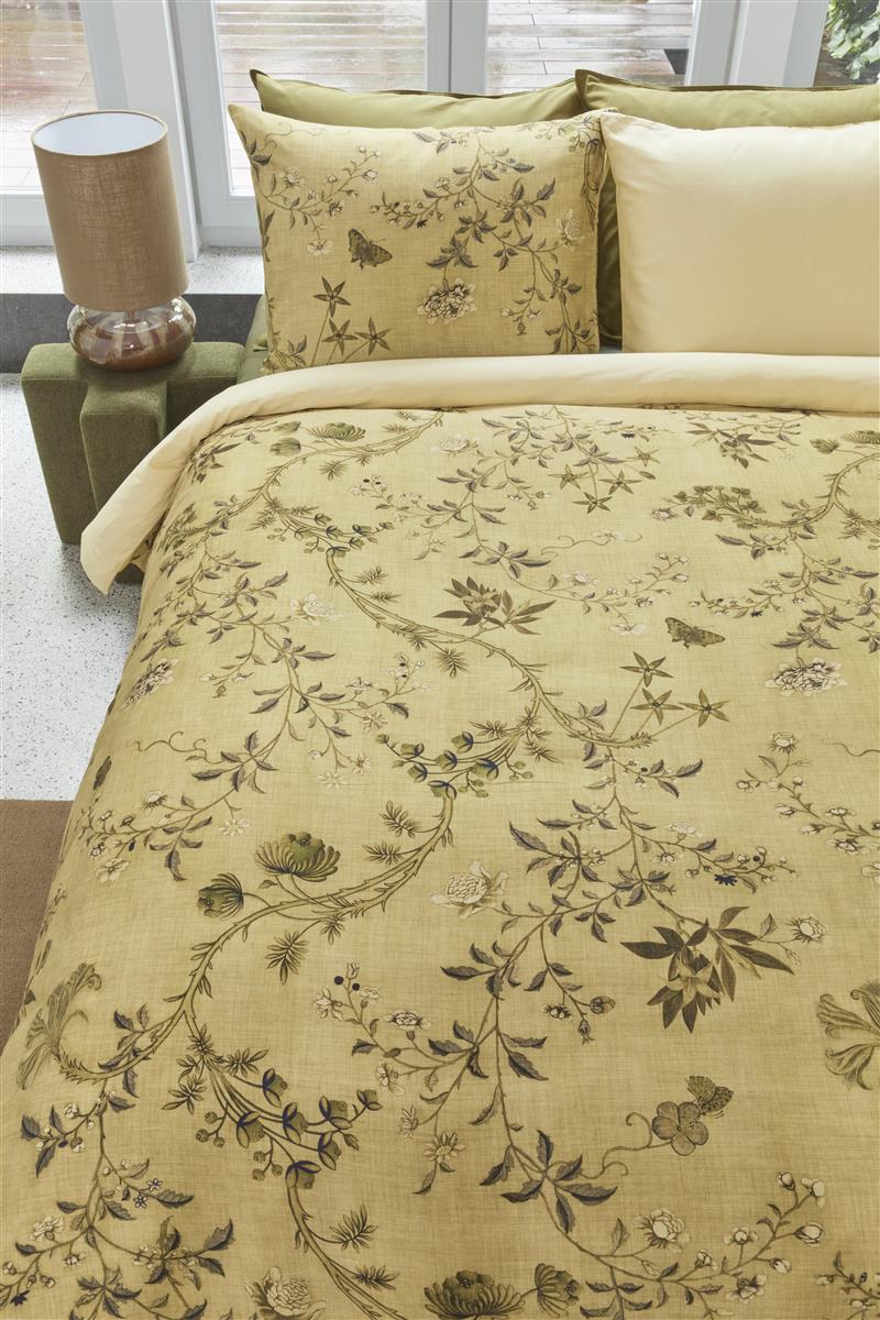Beddinghouse Charlotte bed linen - olive green