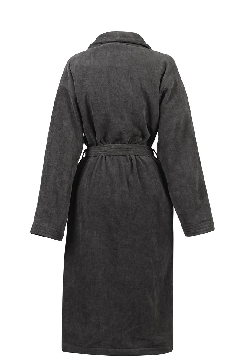 vtwonen Soft Embrace Bademantel - Anthrazit