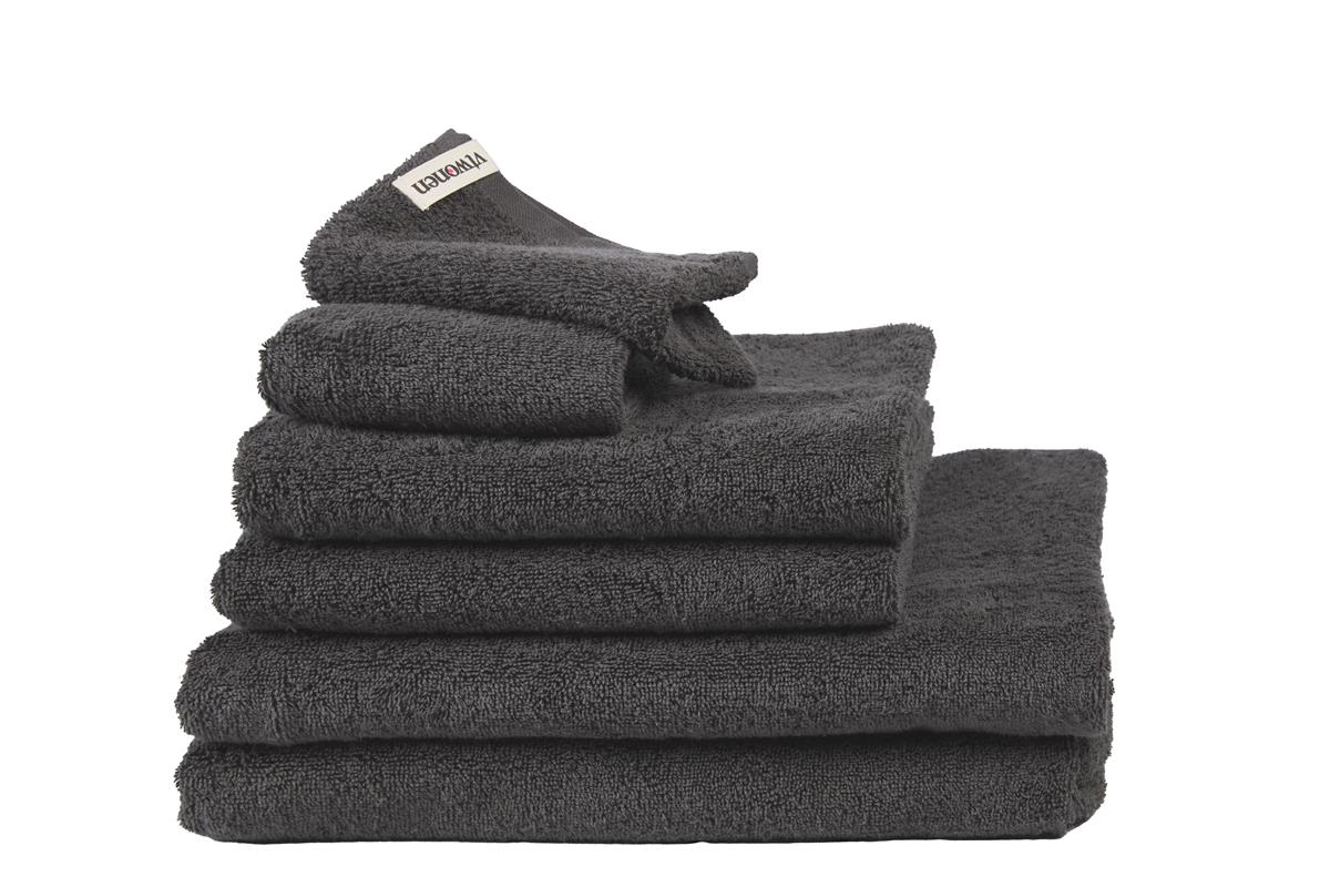 vtwonen Soft Embrace Badtextilien - Anthrazit