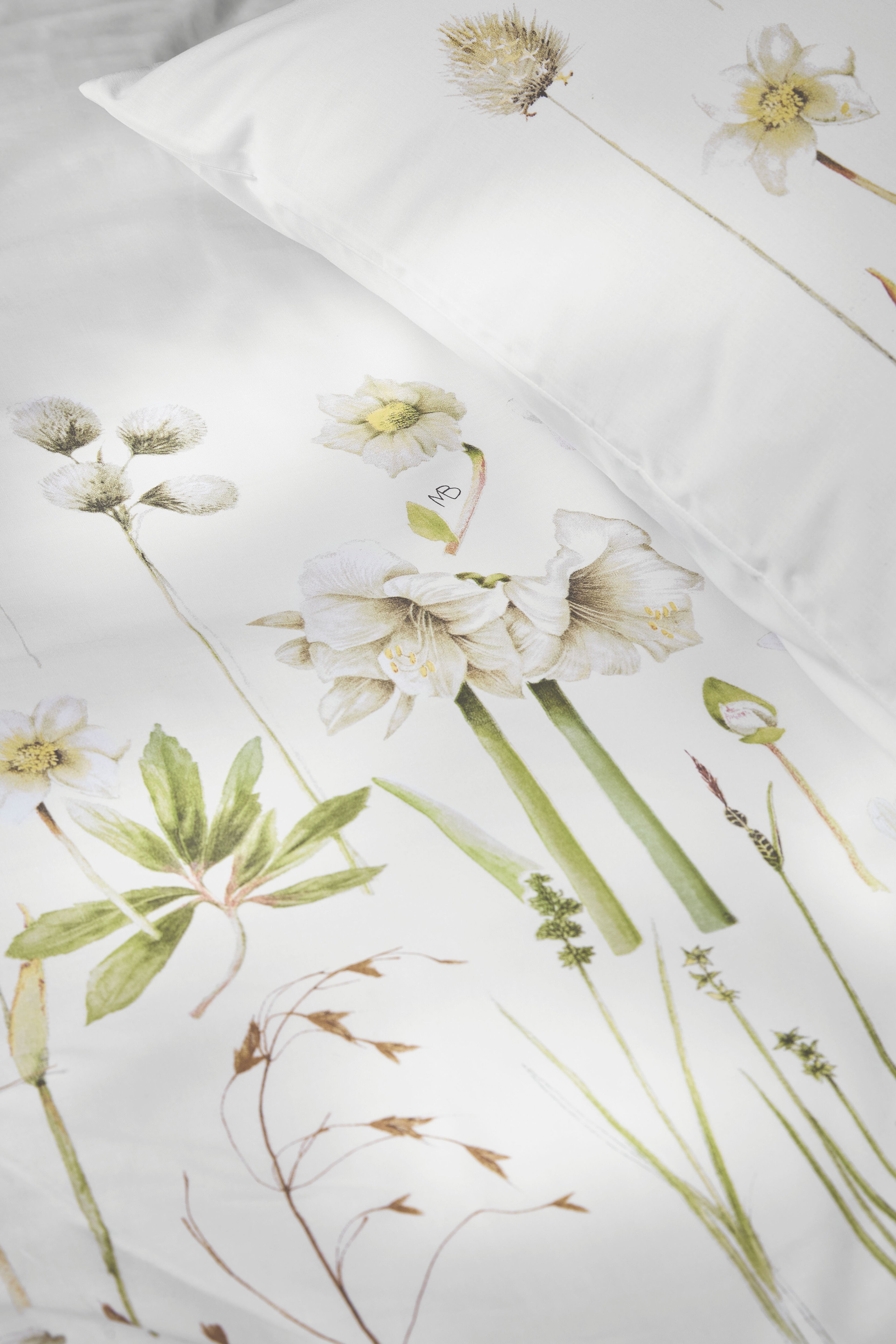 Marjolein Bastin Amaryllis Bettwäsche - Weiß