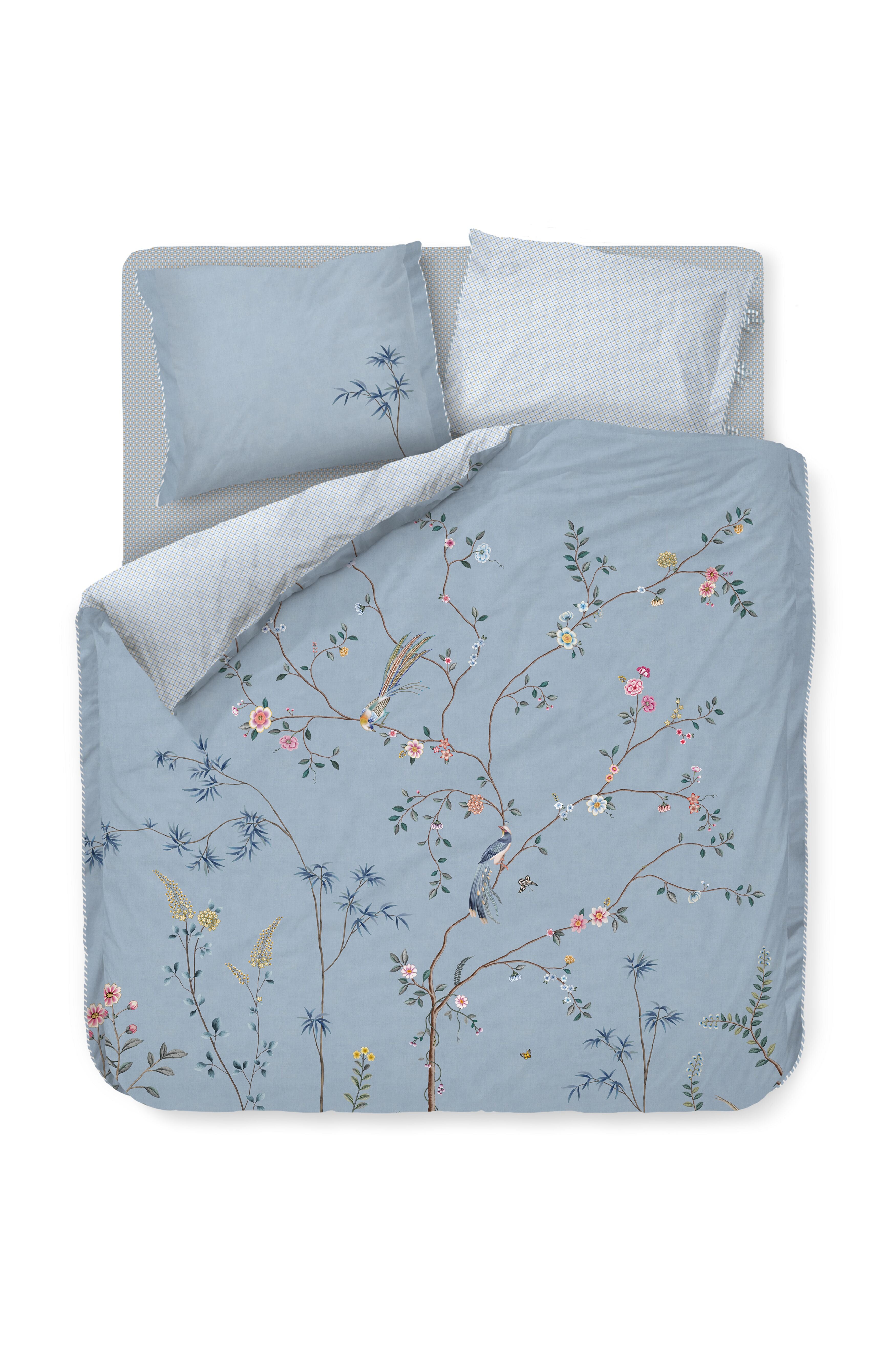 Pip Studio Bamboo Blossom Bettwäsche - Hellblau