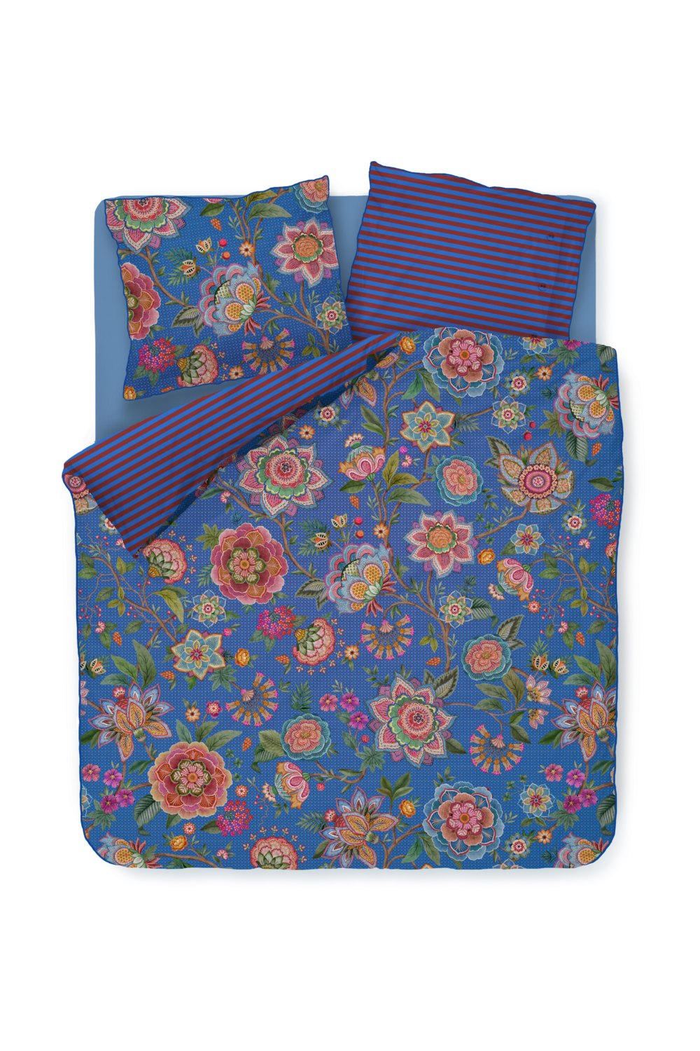 Pip Studio Bombay Bold Bettwäsche - Dunkelblau