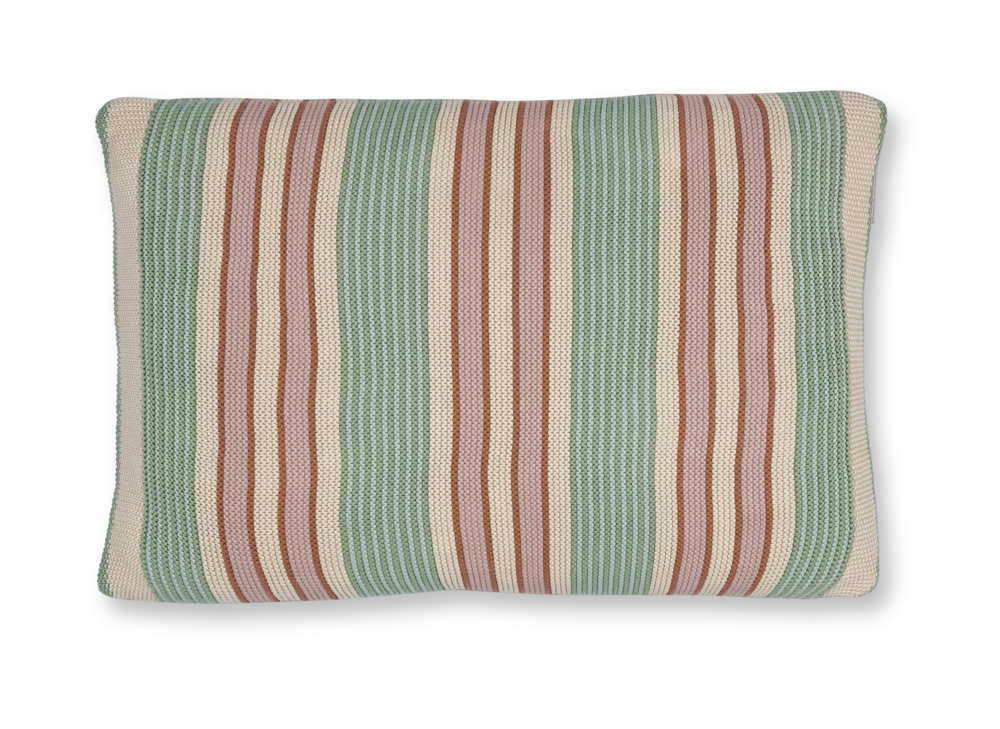 Pip Studio Bonsoir Combistripe Kissen - Grün