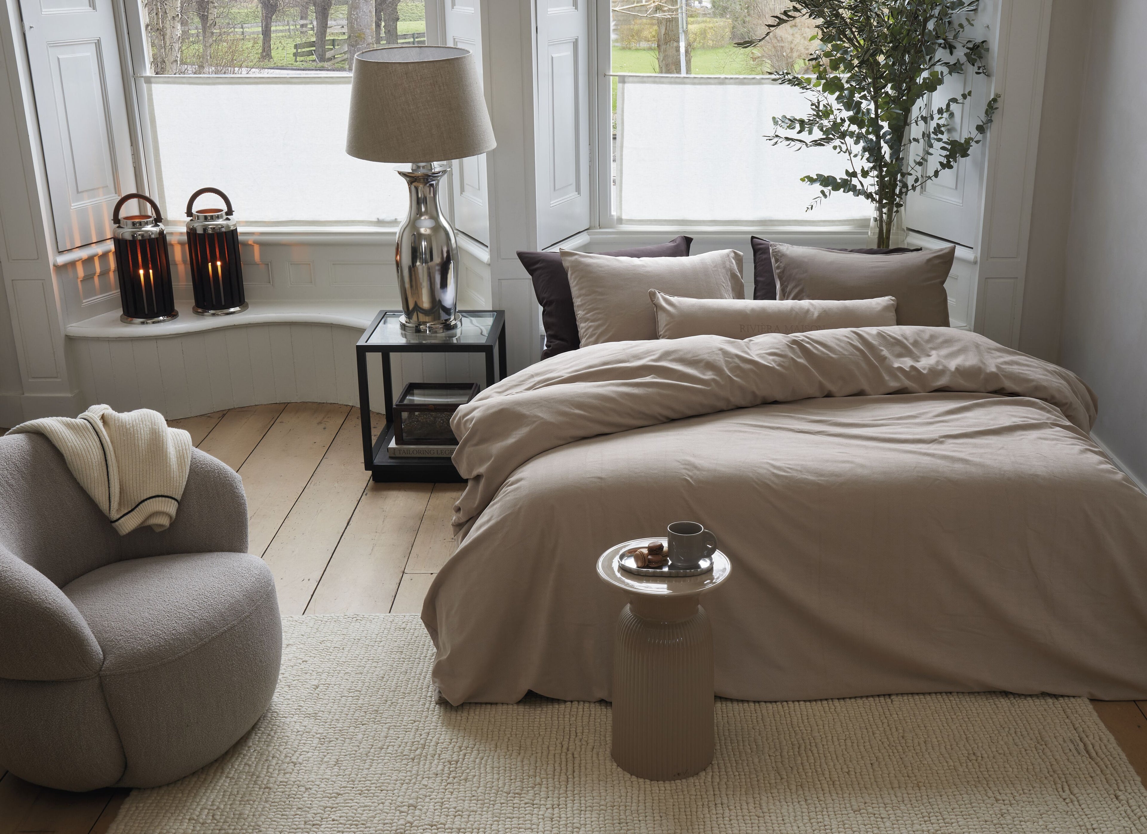 Rivièra Maison Connor Kissen - Sand