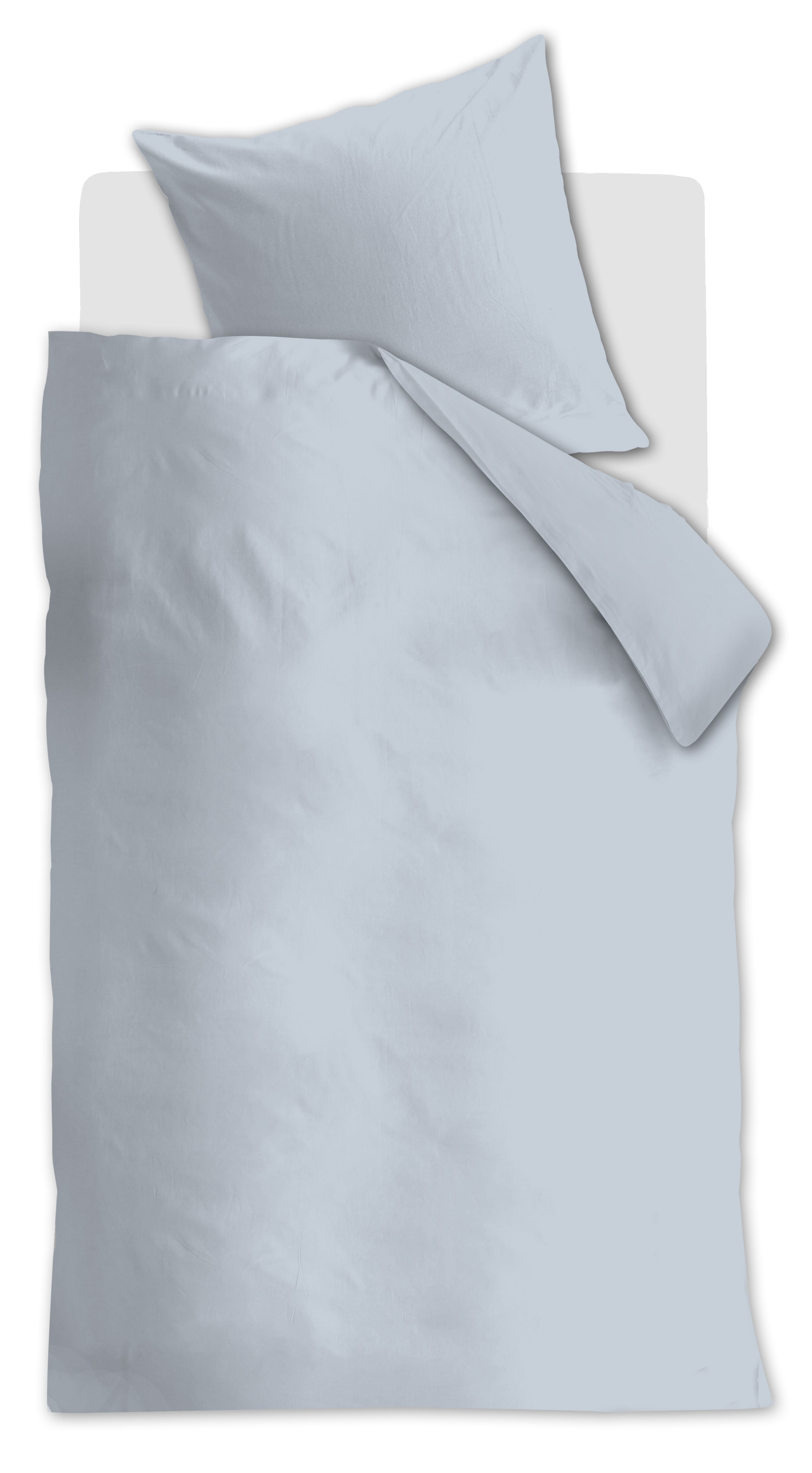 Ambiante Cotton Uni Bettwäsche - Hellblau