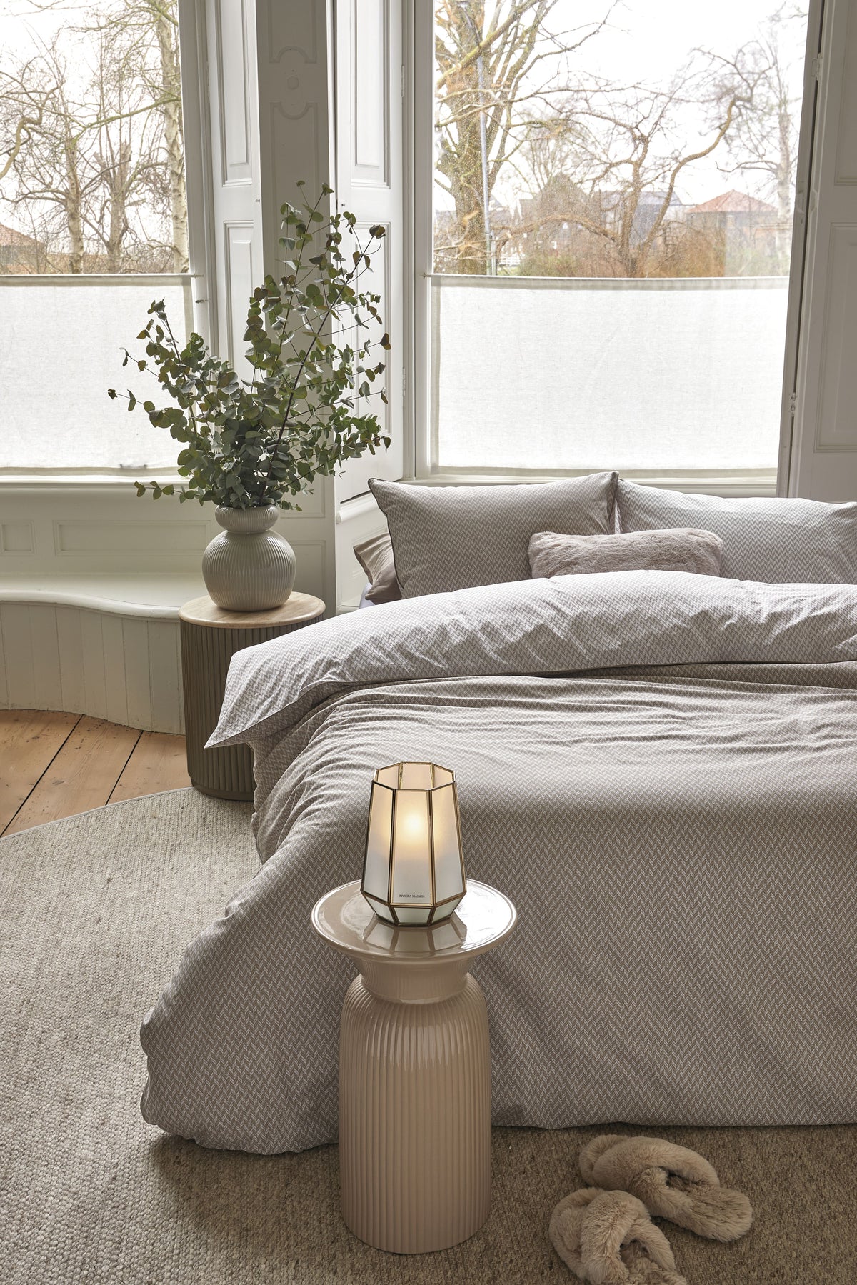 Rivièra Maison Emery Bettwäsche - Taupe