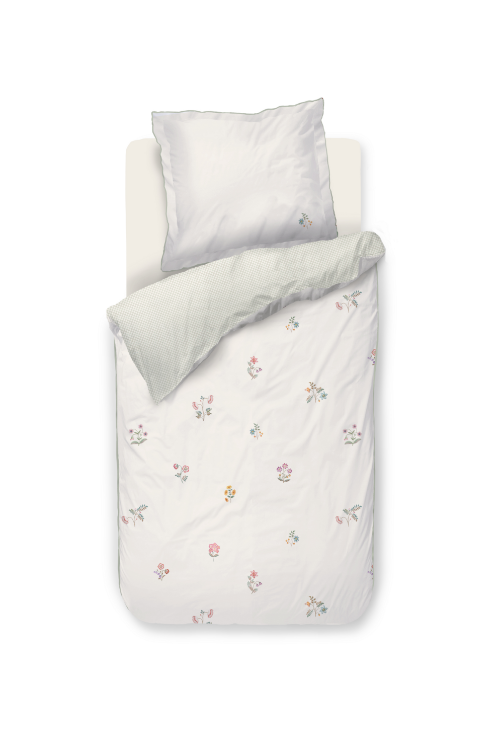 Pip Studio Mughal Flower Bettwäsche - Cremefarben