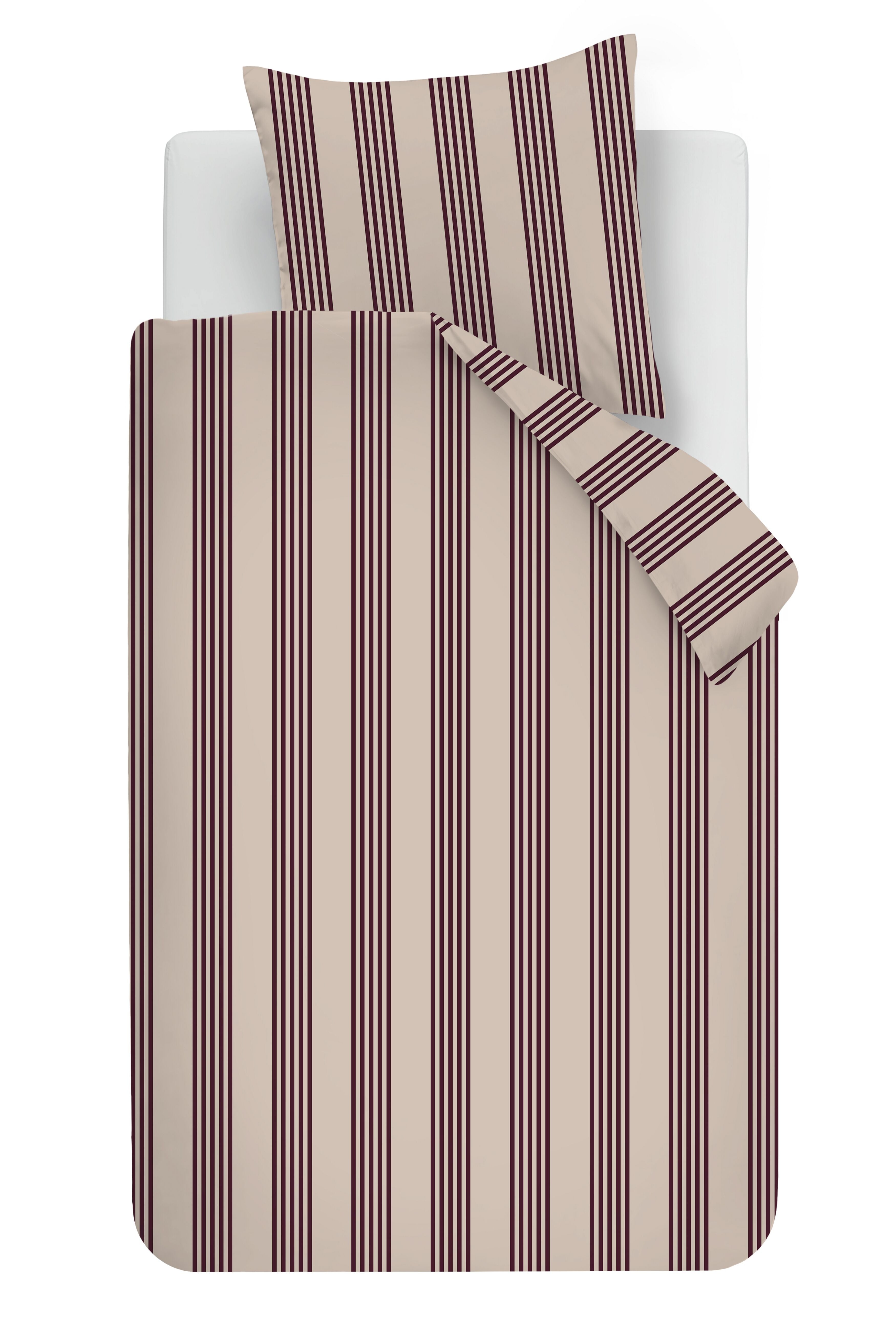 vtwonen Pure Stripe Bettwäsche - Natur