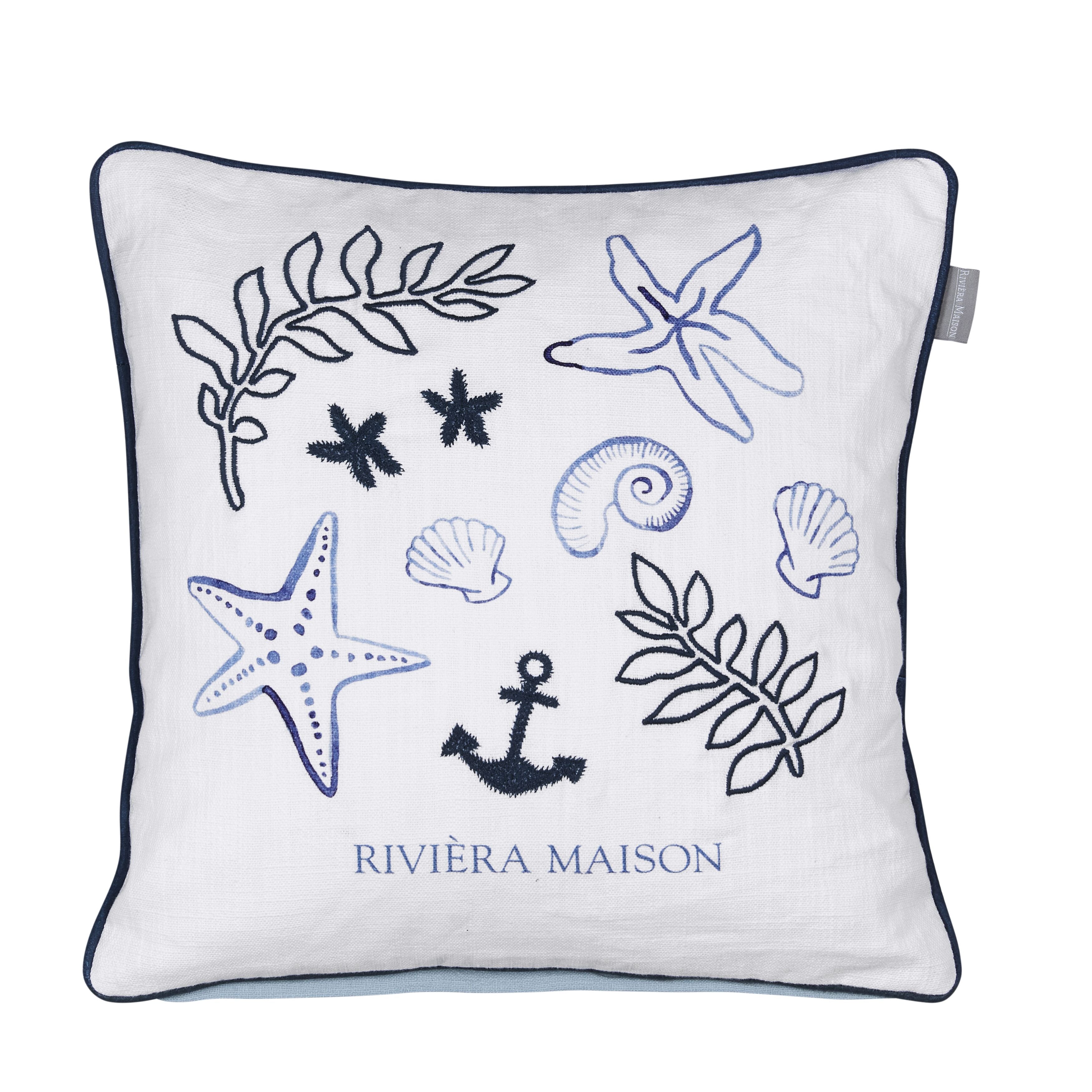 Rivièra Maison Sail Away Kissen - Blau