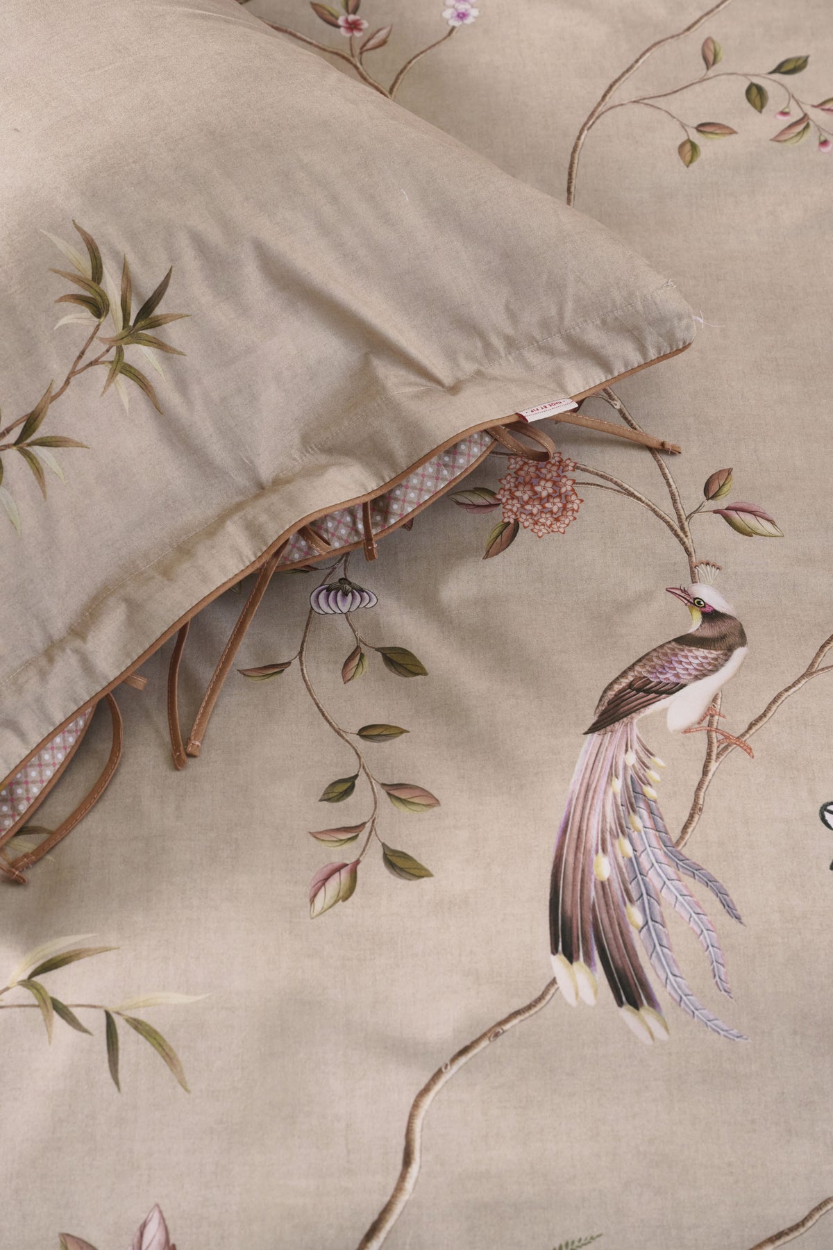 Pip Studio Bamboo Blossom Bettwäsche - Khaki