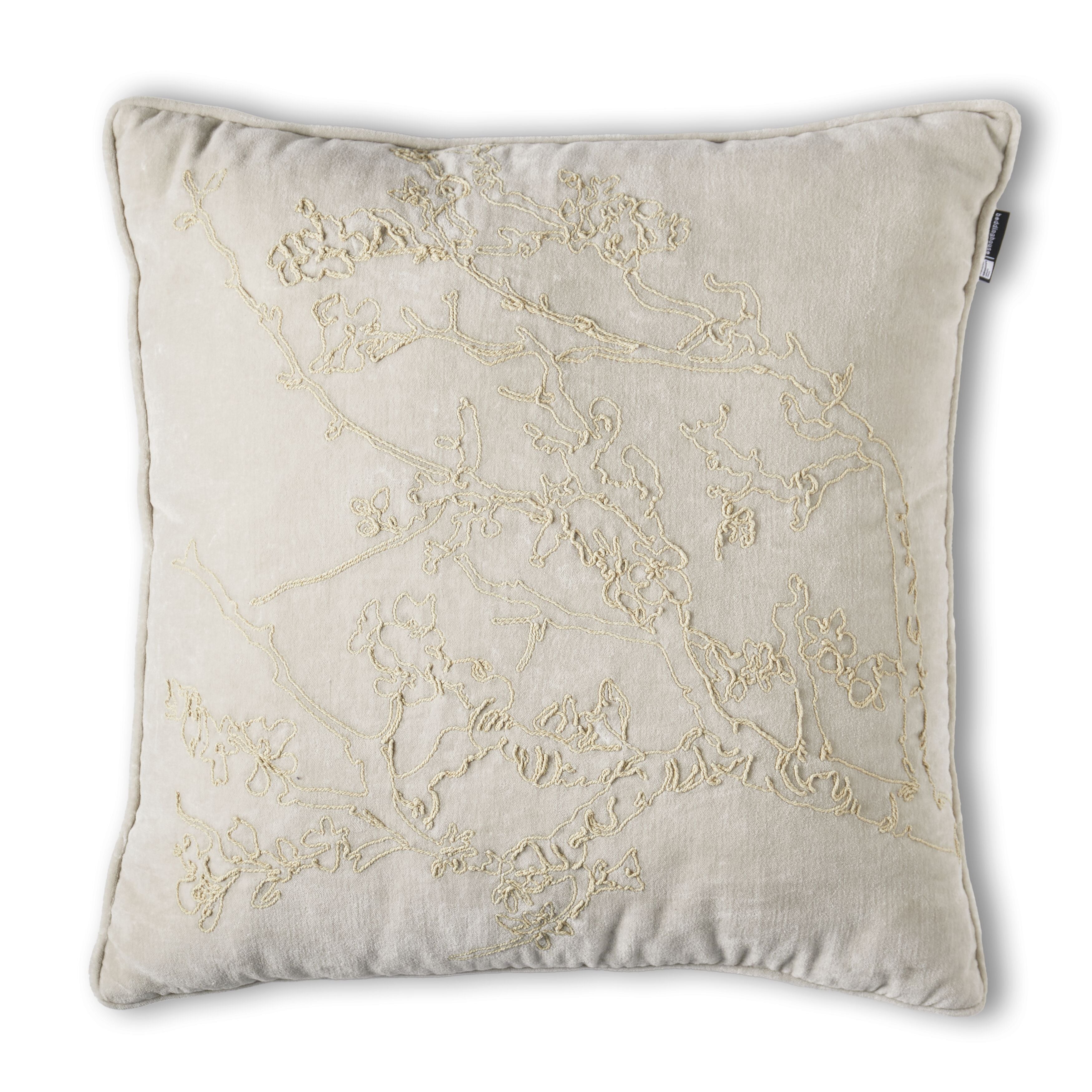 Beddinghouse x Van Gogh Museum Broderie Fleurie Kissen - Beige
