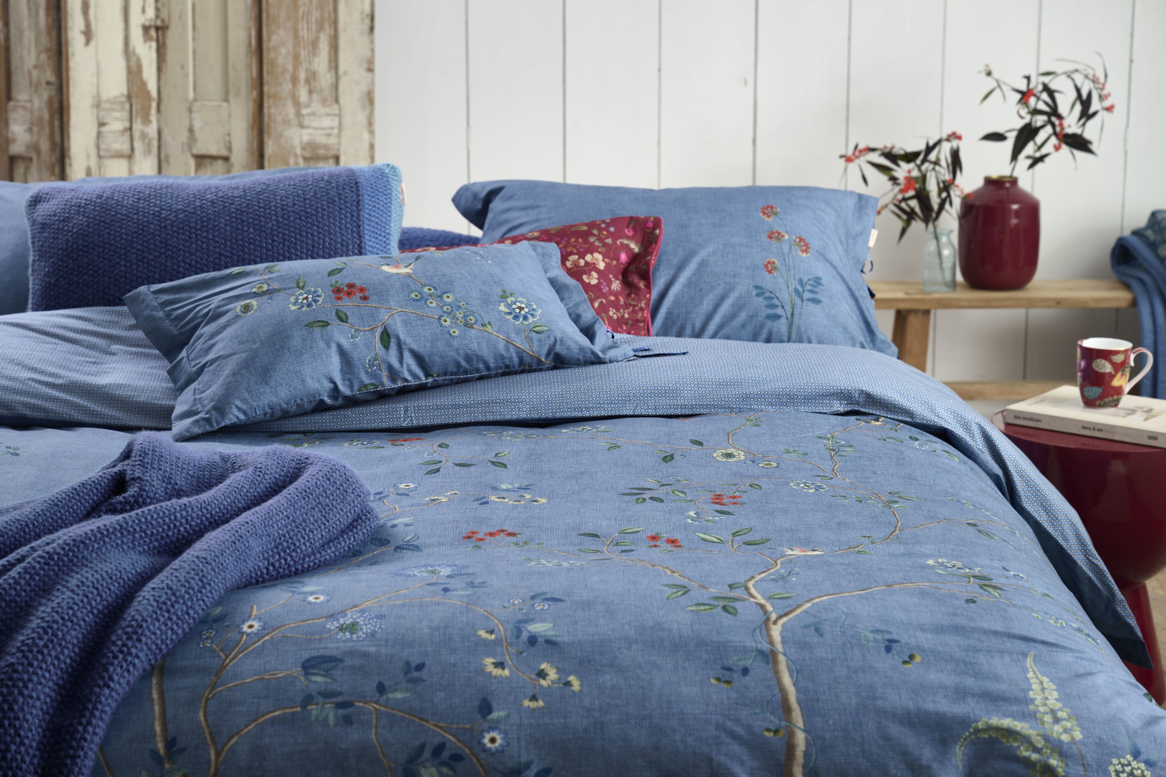 Pip Studio Desi Garden Bettwäsche - Blau