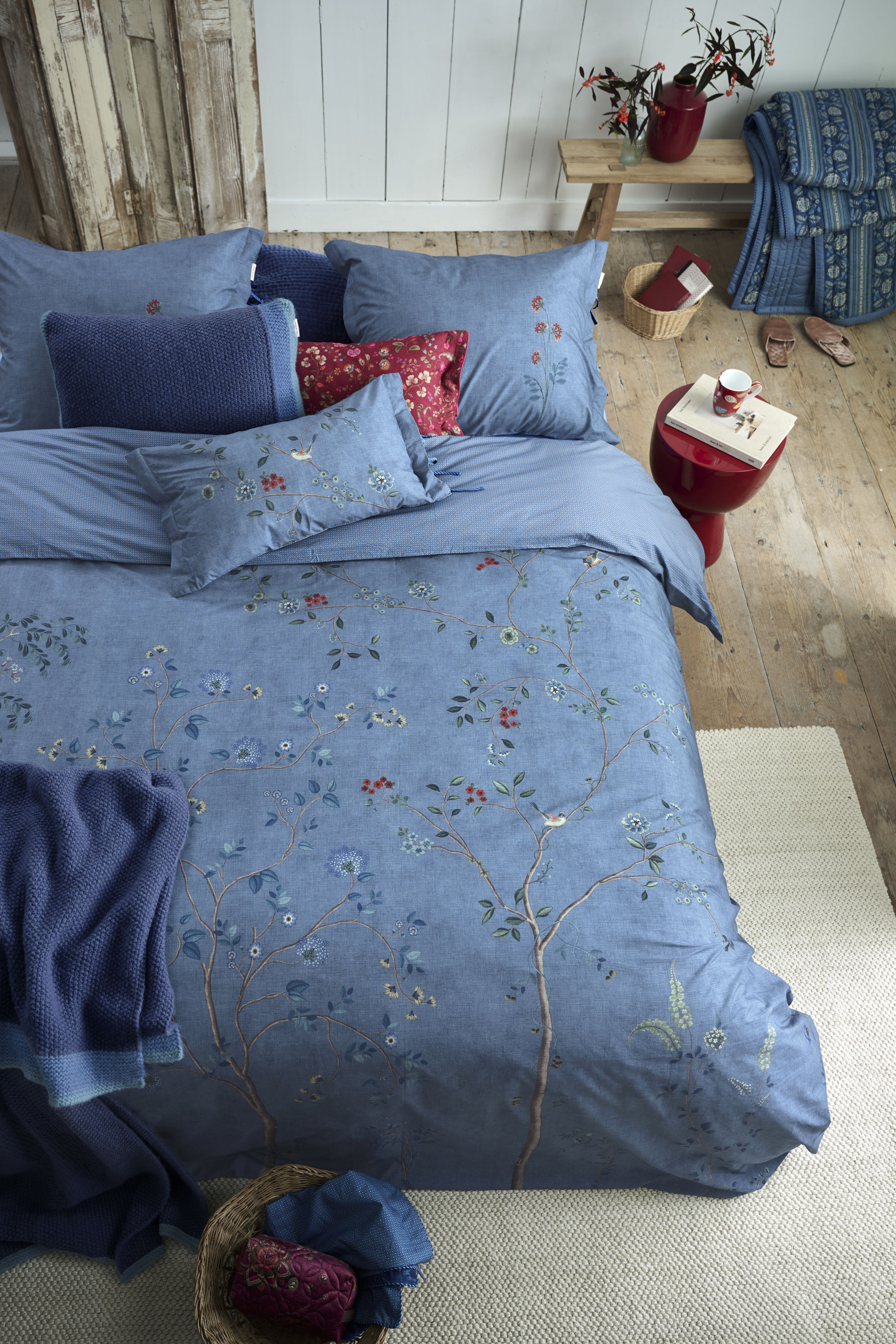 Pip Studio Desi Garden Bettwäsche - Blau