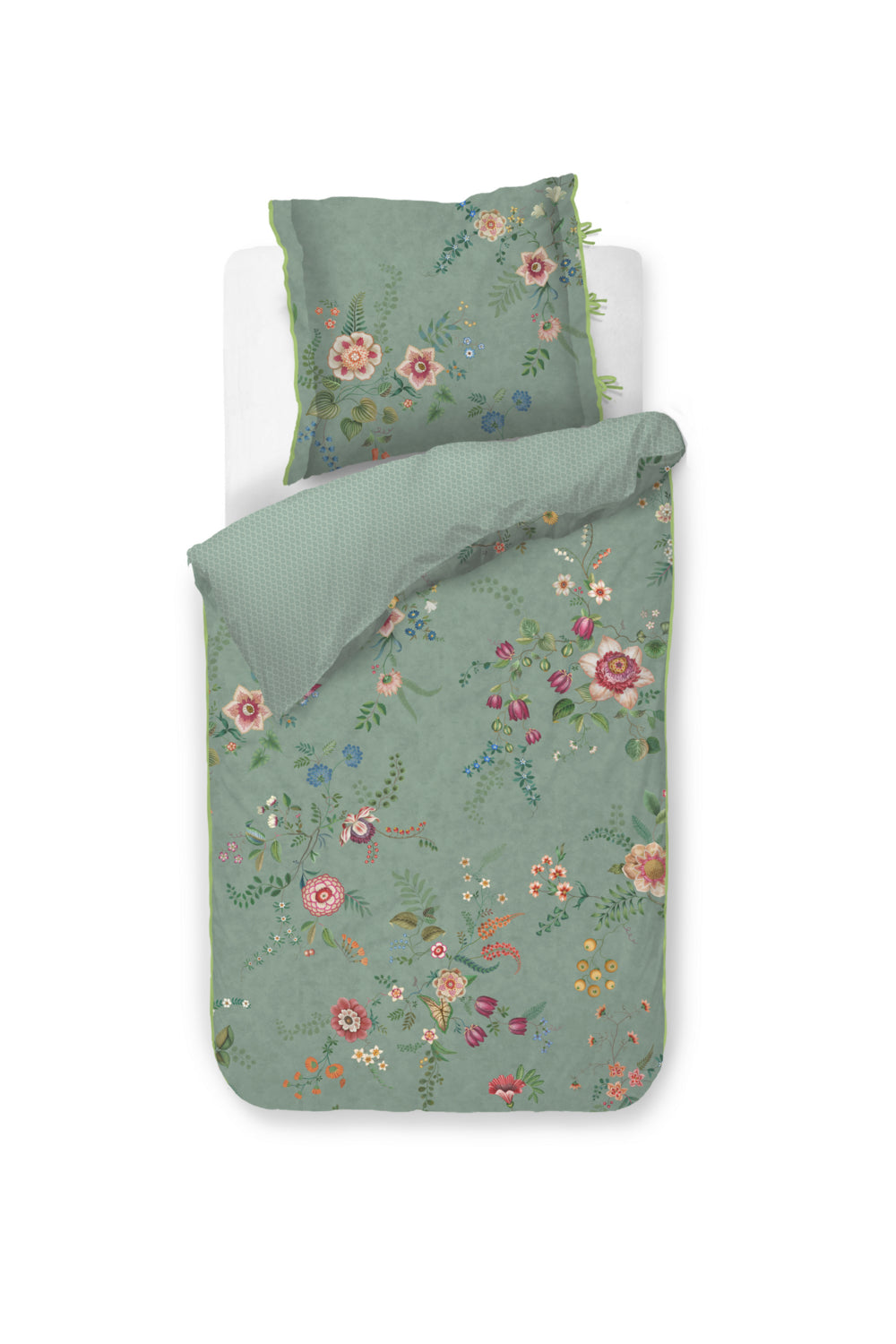 Pip Studio Everbloom Bettwäsche - Grün