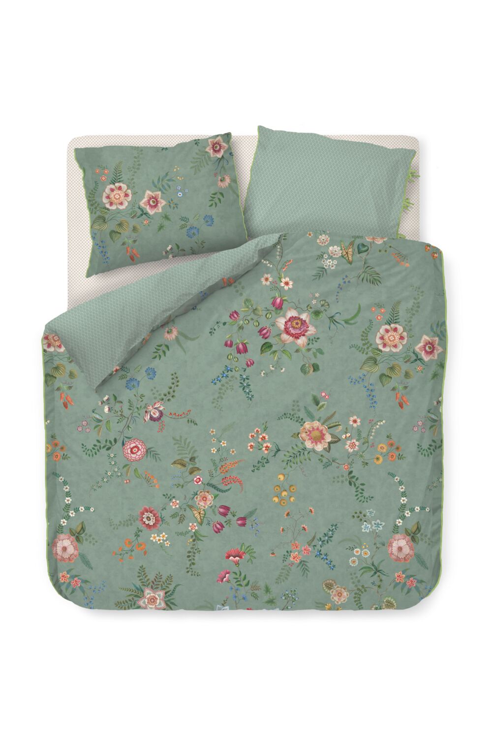 Pip Studio Everbloom Bettwäsche - Grün