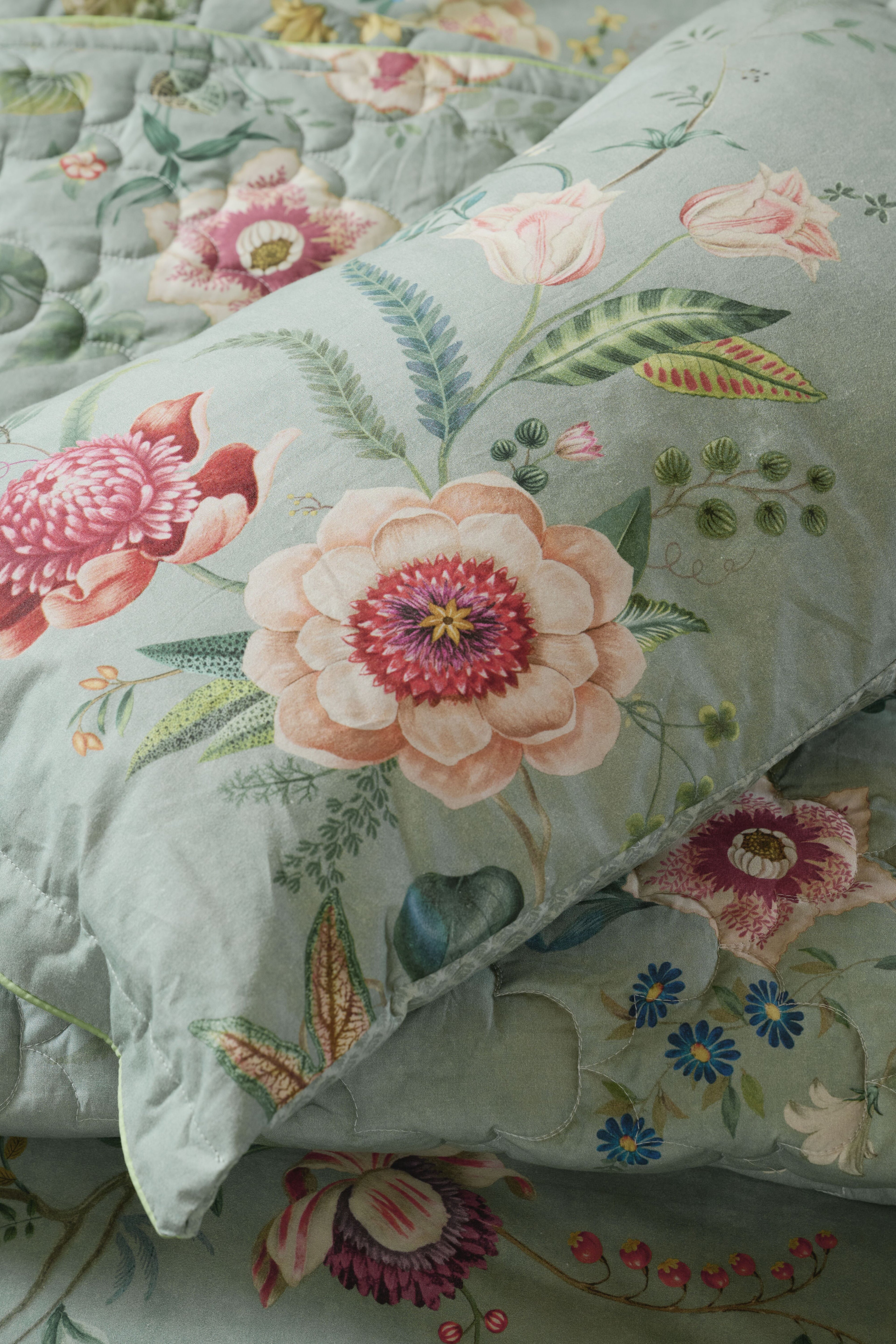 Pip Studio Everbloom Kissen - Grün