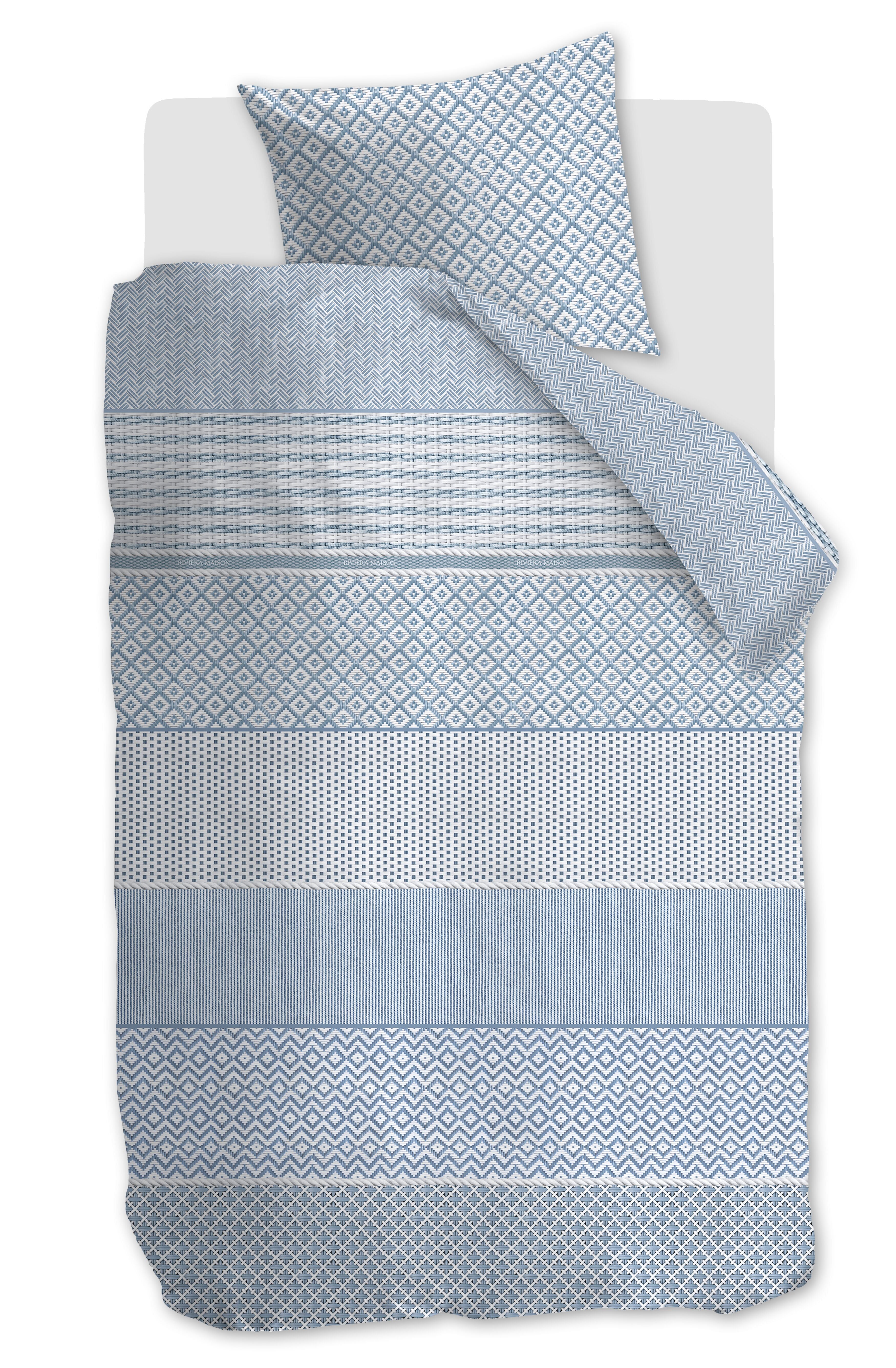 Rivièra Maison Francesco Bettwäsche - Blau