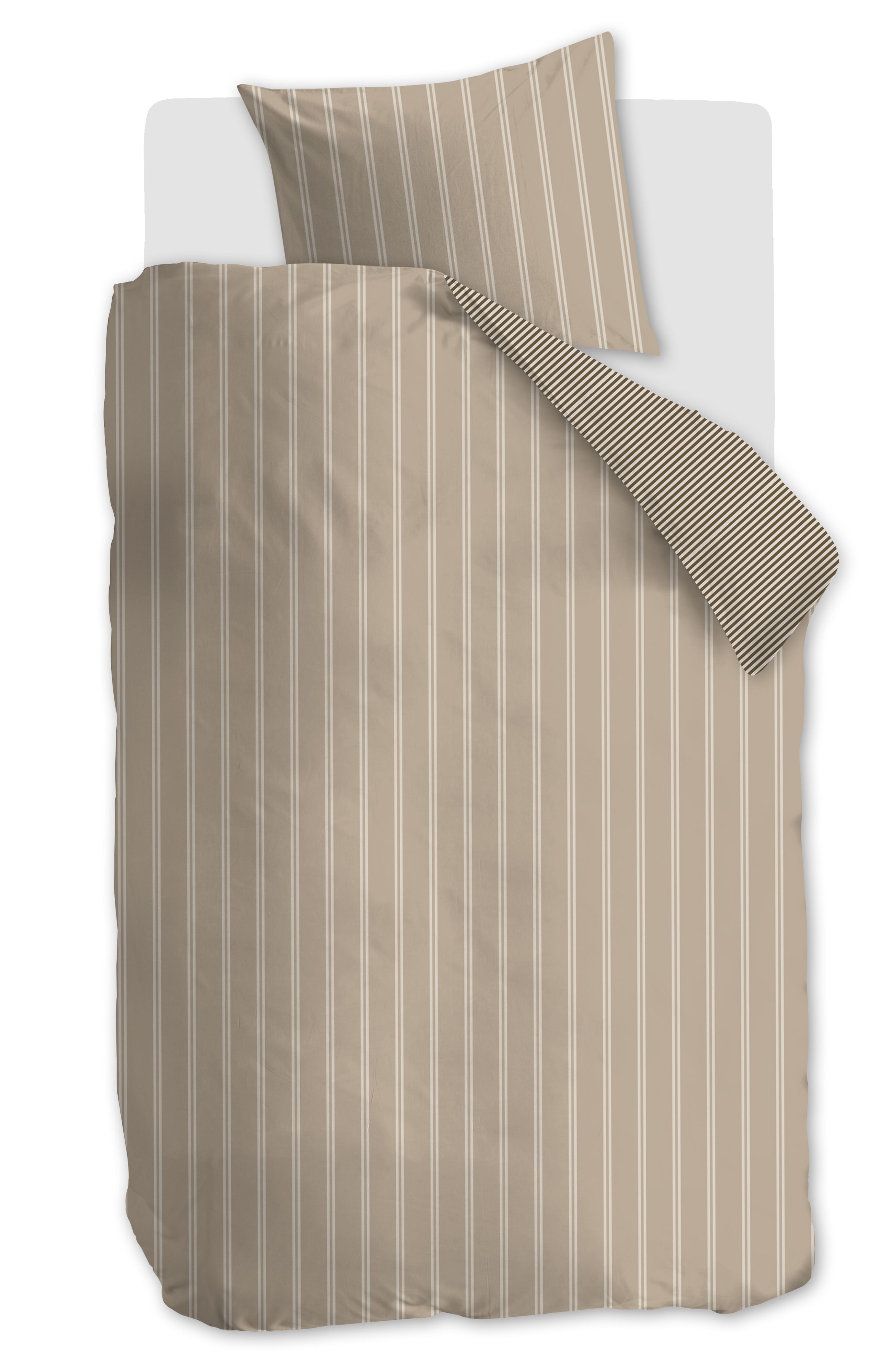 vtwonen Mini Stripe Bettwäsche - Natur