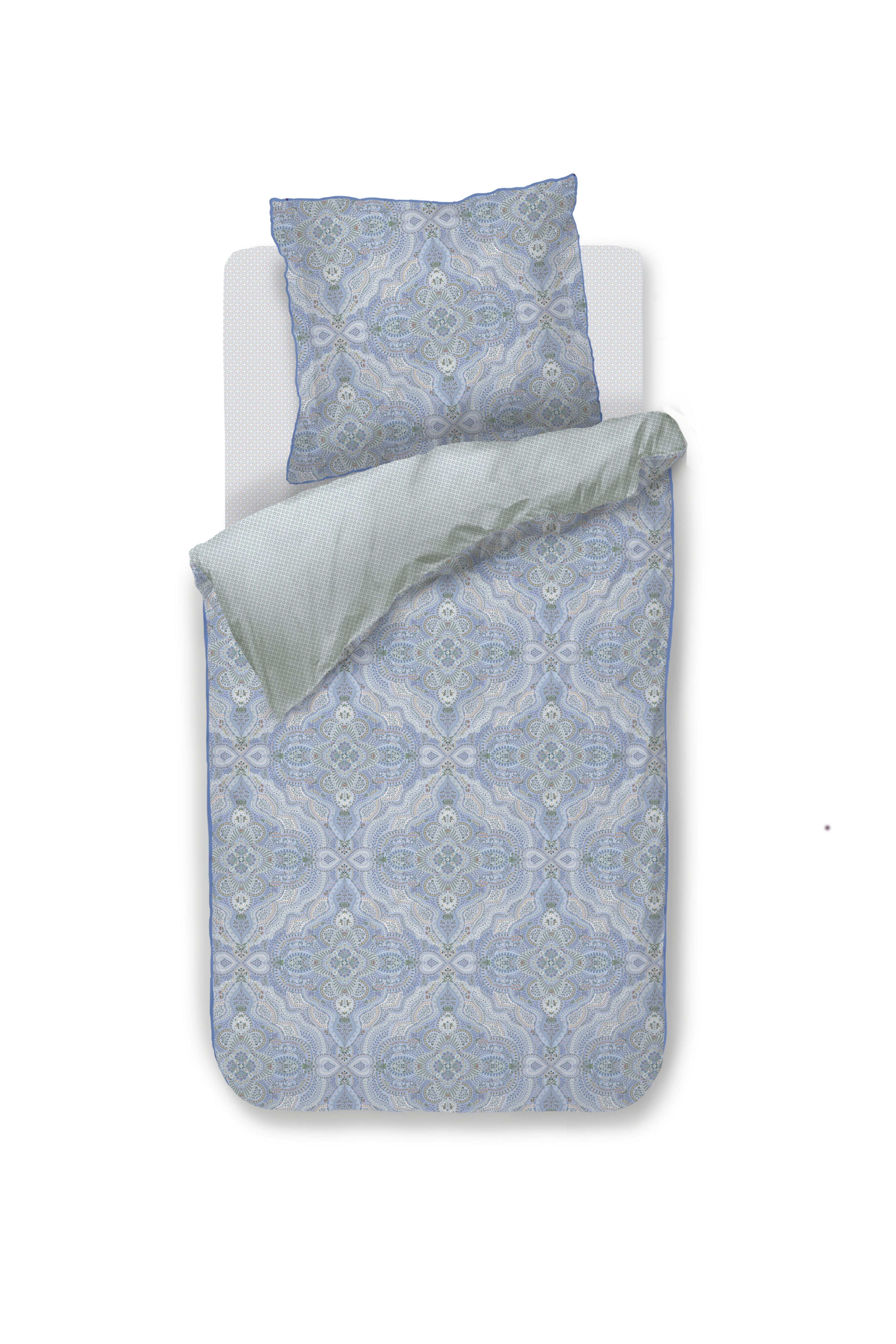 Pip Studio Moon Flower Bettwäsche - Hellblau