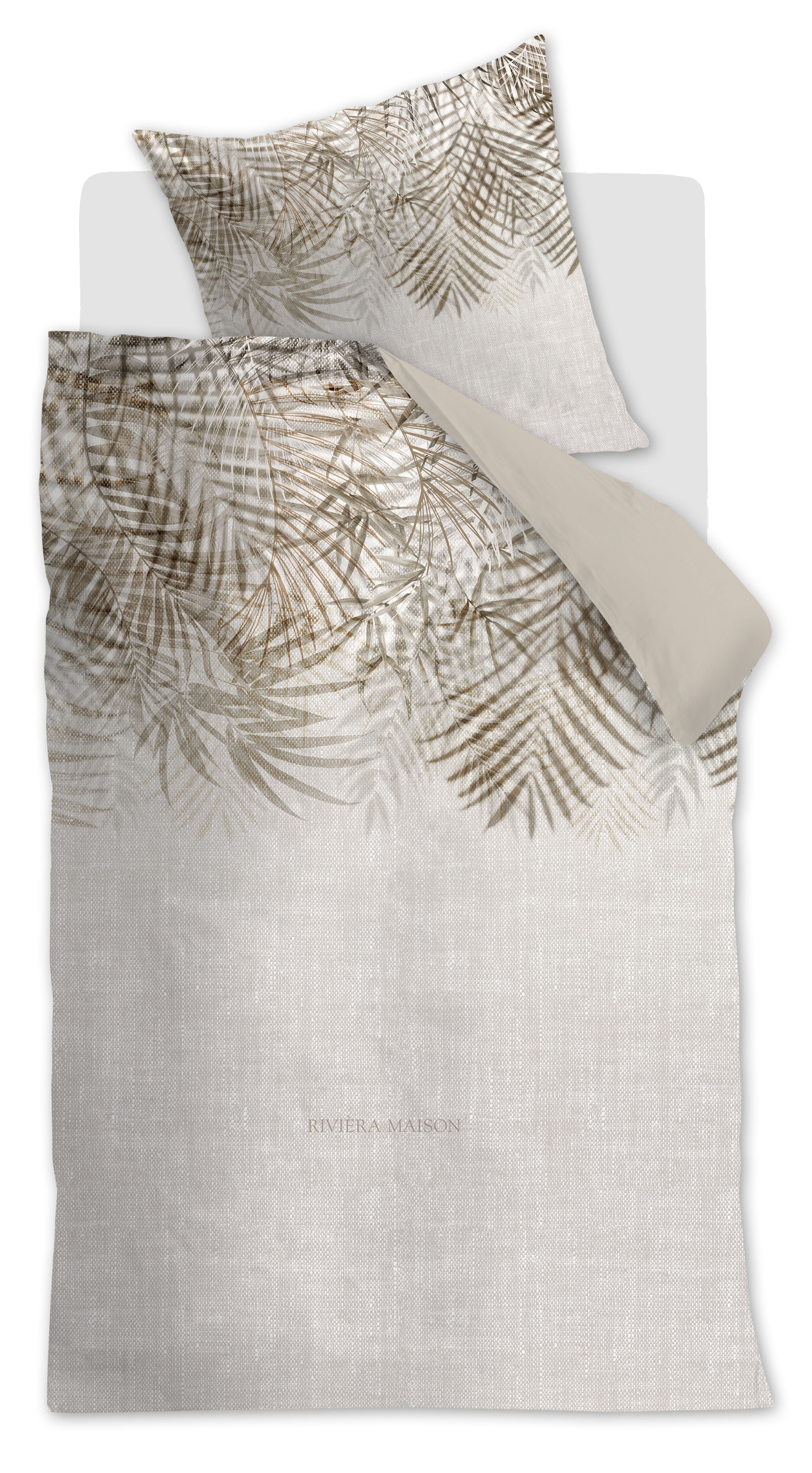 Rivièra Maison Palm Shade Bettwäsche - Natur