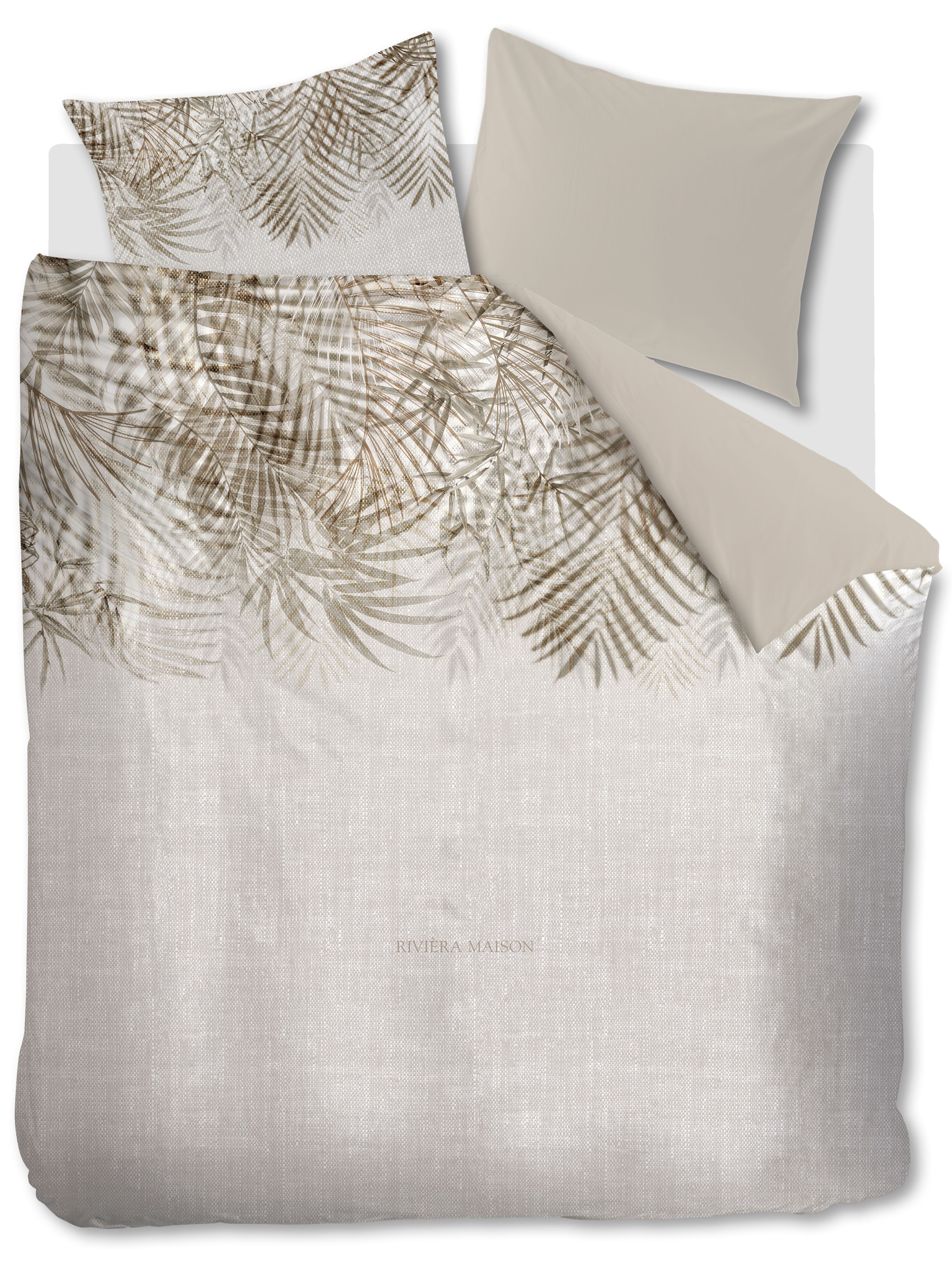 Rivièra Maison Palm Shade Bettwäsche - Natur