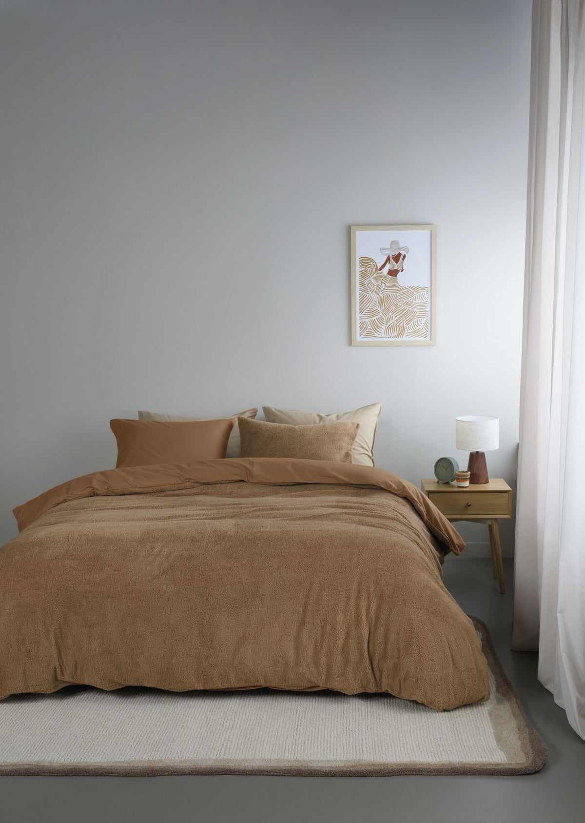 Ambiante Plush Bettwäsche - Braun