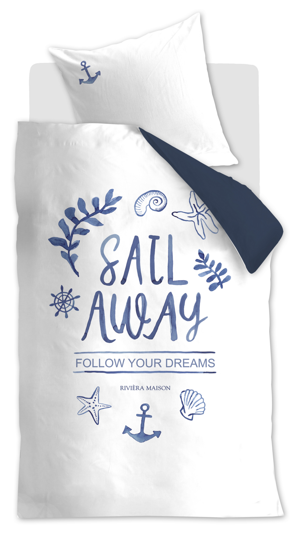Rivièra Maison Sail Away Bettwäsche - Blau
